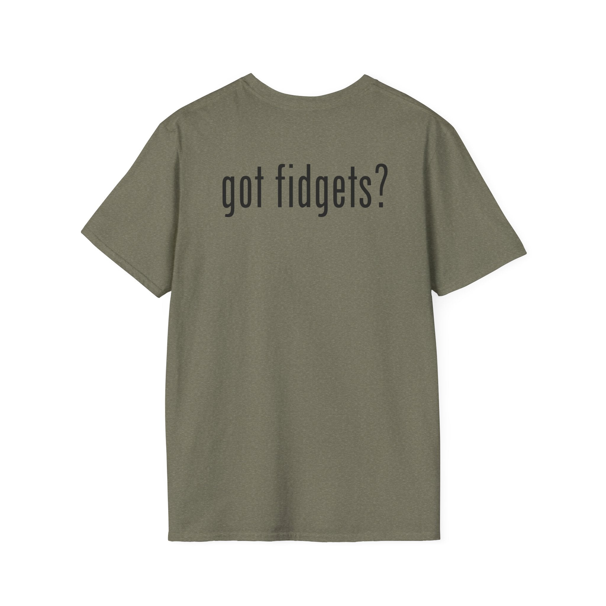 “got fidgets?” Minimalist Tee