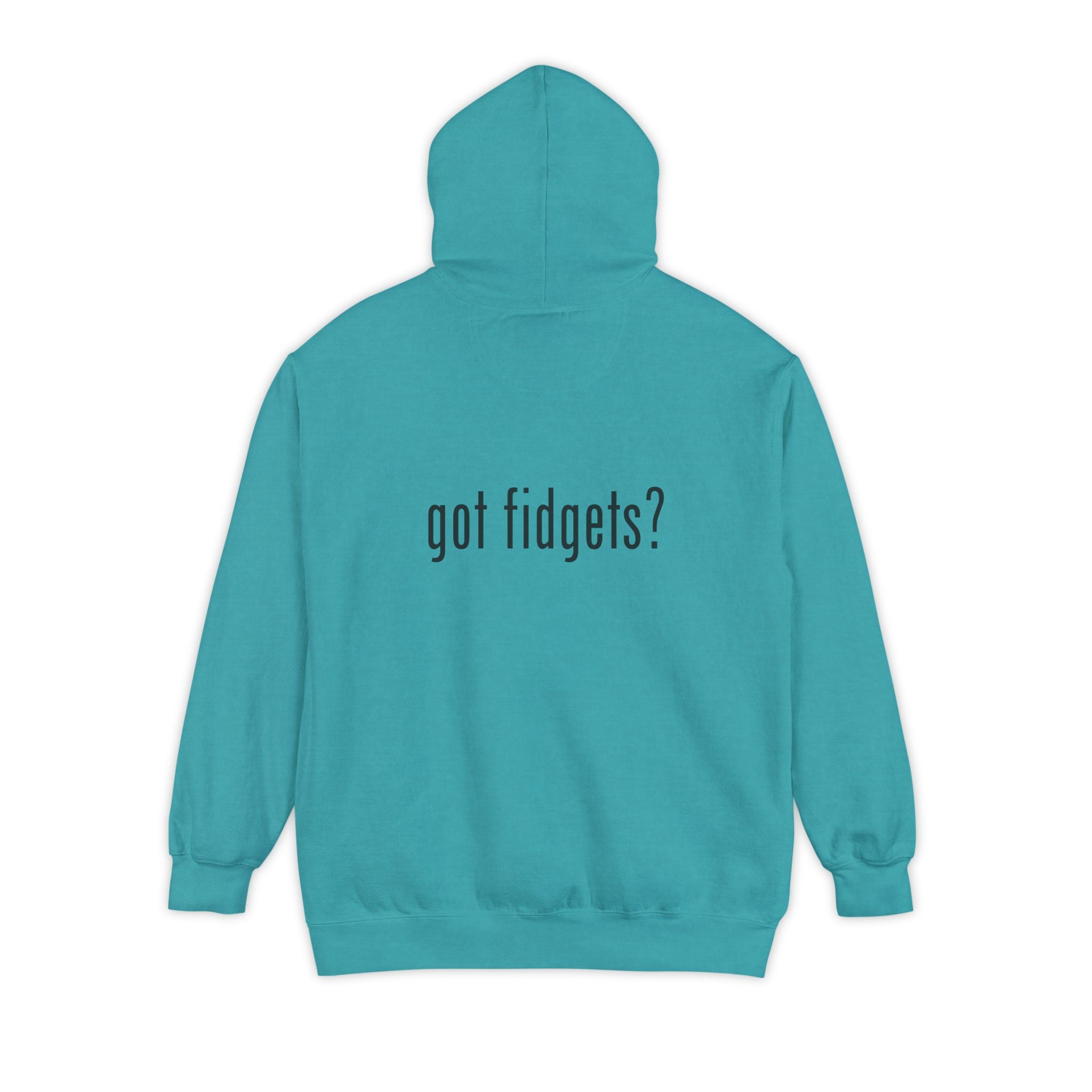 “got fidgets?” Minimalist Hoodie