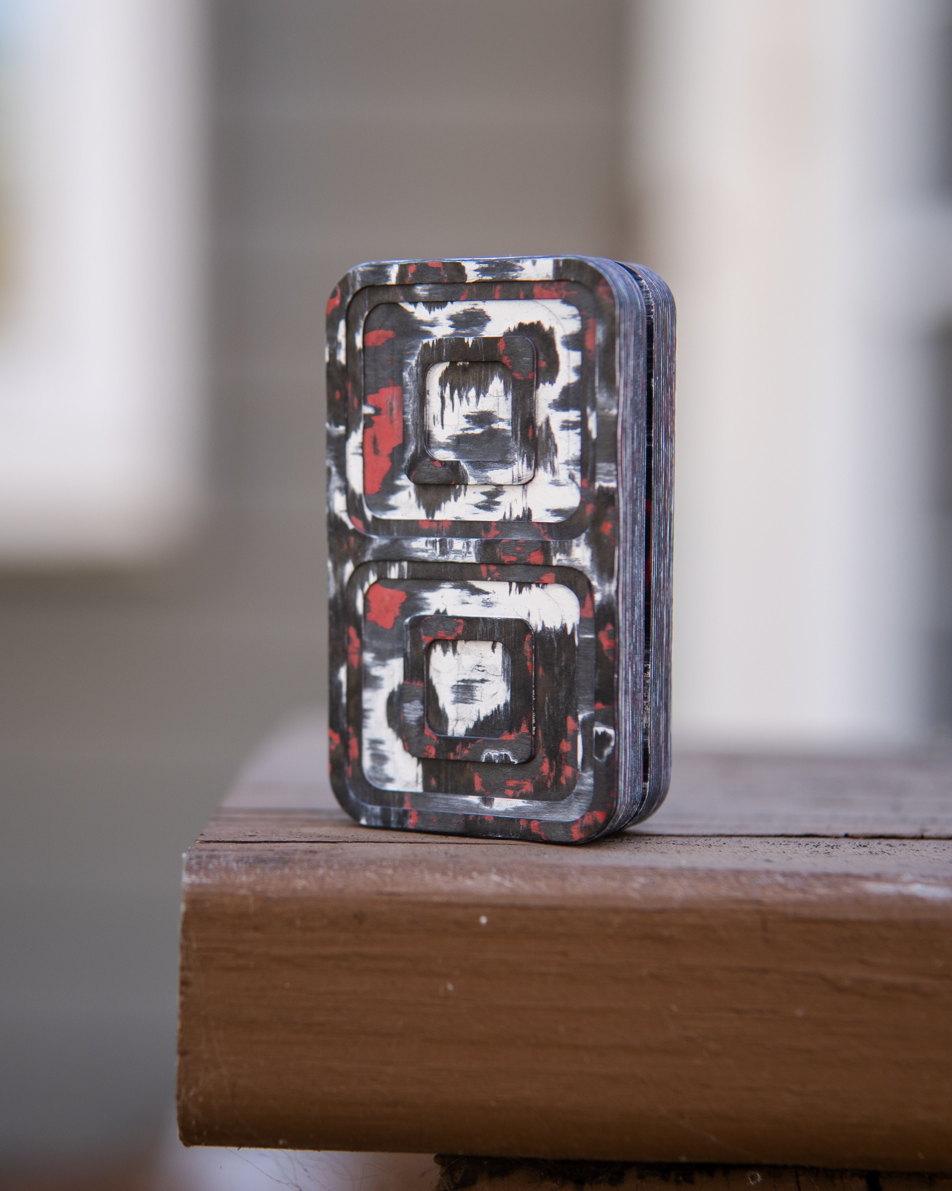 Echo Tile Fidget Slider - Maker's Choice, Nebula Carbon Fiber