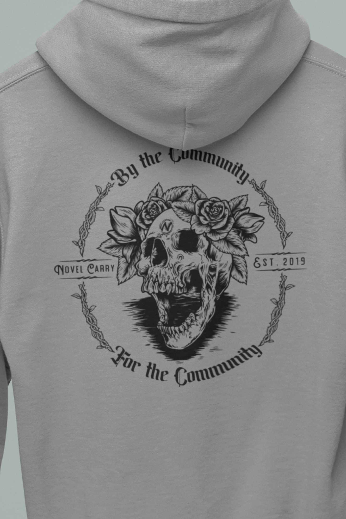 “By the Community” Novel Carry Heritage Hoodie
