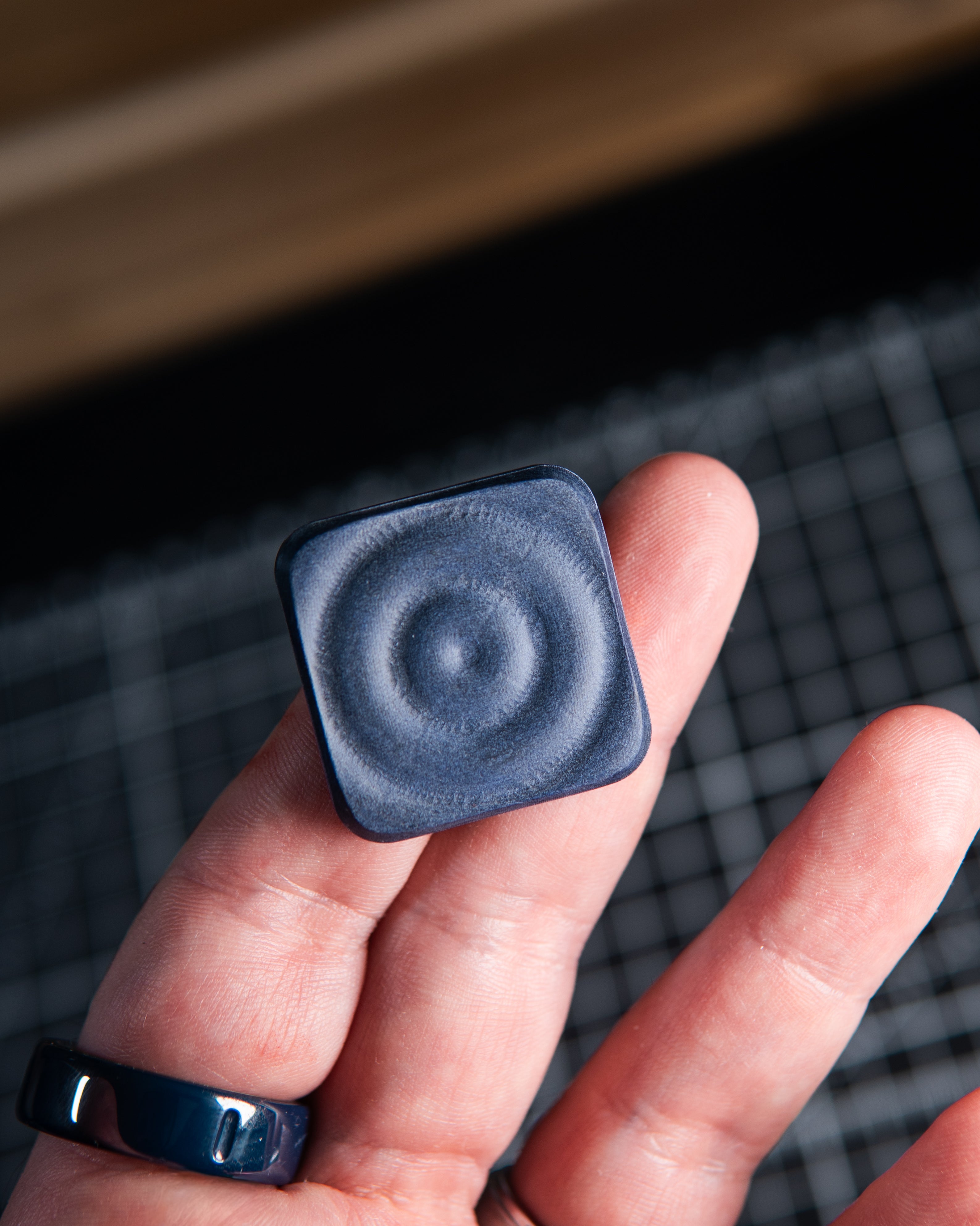 Mini V2 Tile Fidget Slider, Ripple - Richlite