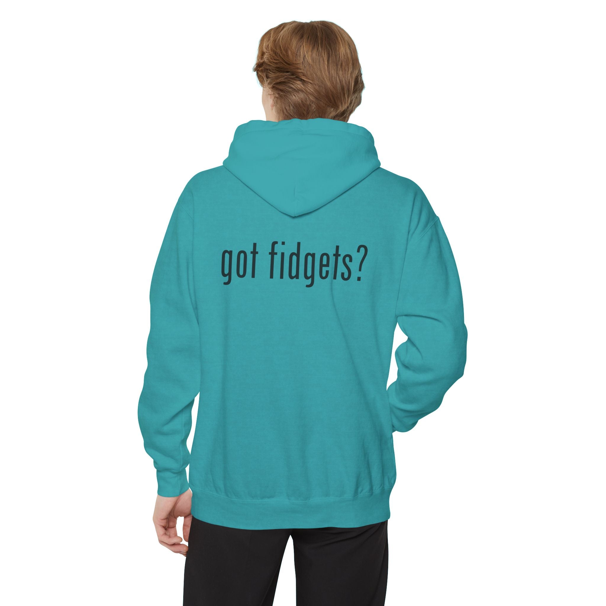 “got fidgets?” Minimalist Hoodie