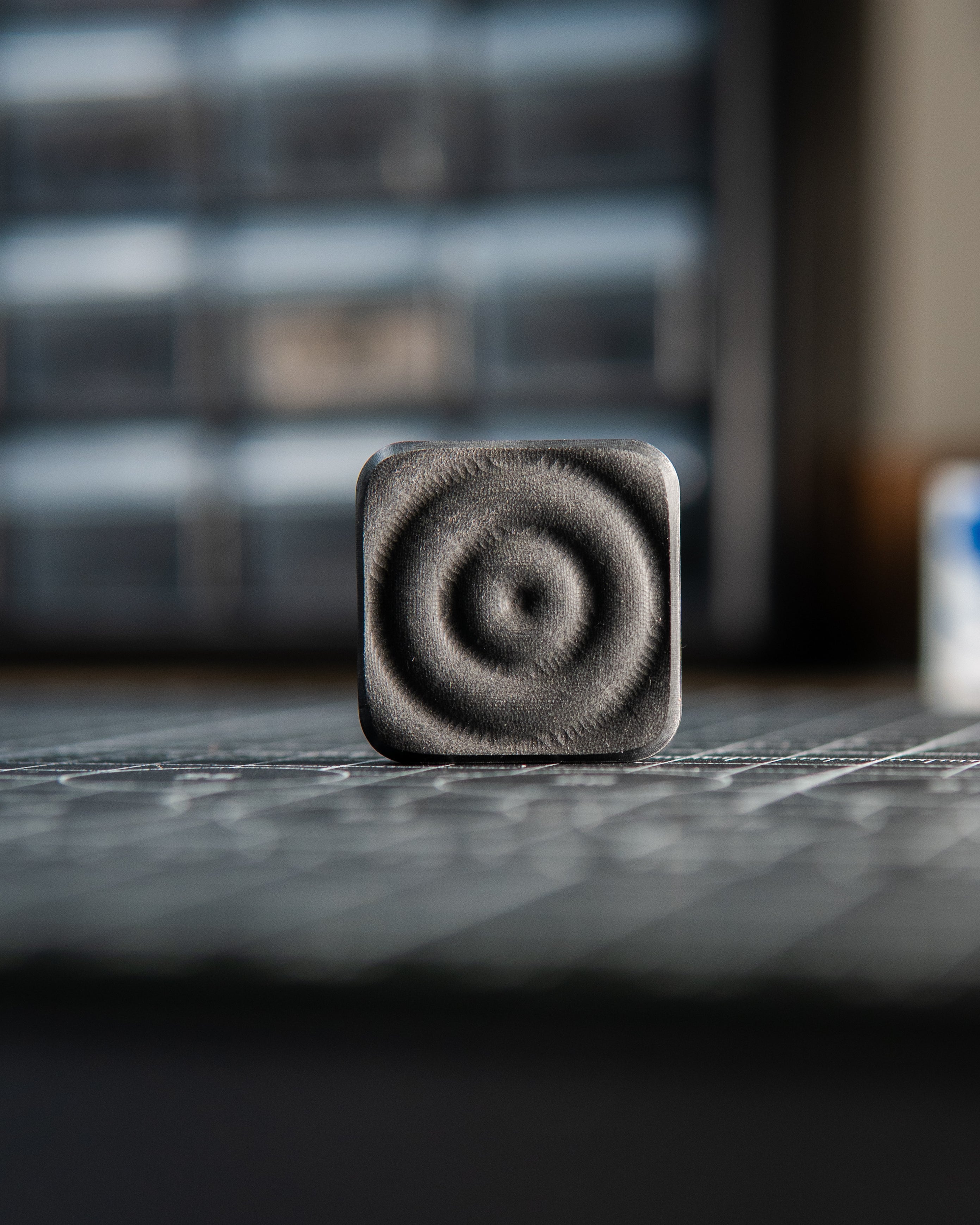 Mini V2 Tile Fidget Slider, Ripple - Richlite
