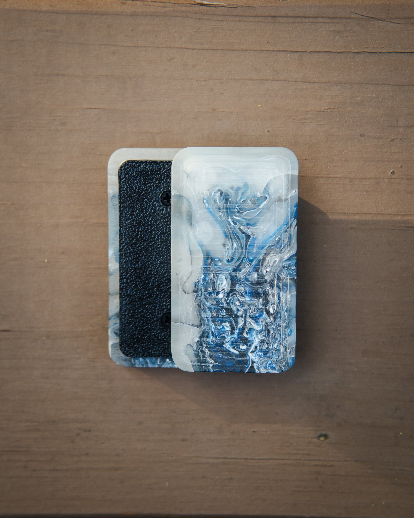 Tile Fidget Slider (Gen 2) - Maker's Choice, Blue Smoke Resin #2