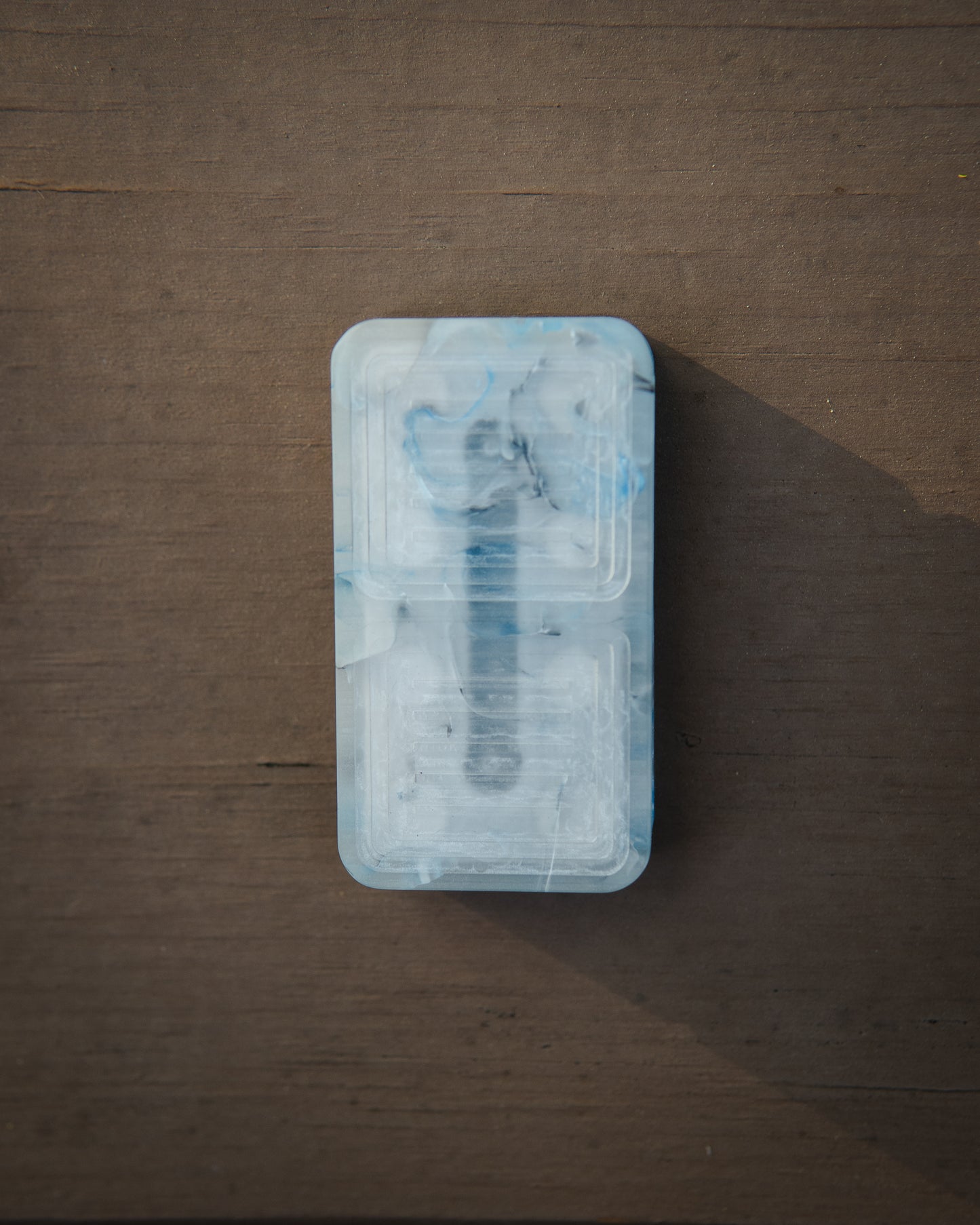 Tile Fidget Slider (Gen 2) - Maker's Choice, Blue Smoke Resin #3