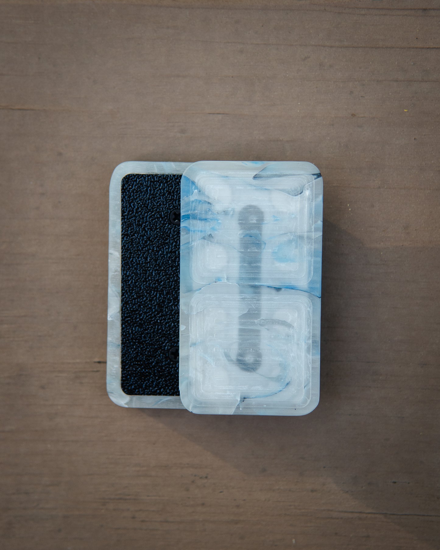 Tile Fidget Slider (Gen 2) - Maker's Choice, Blue Smoke Resin #3
