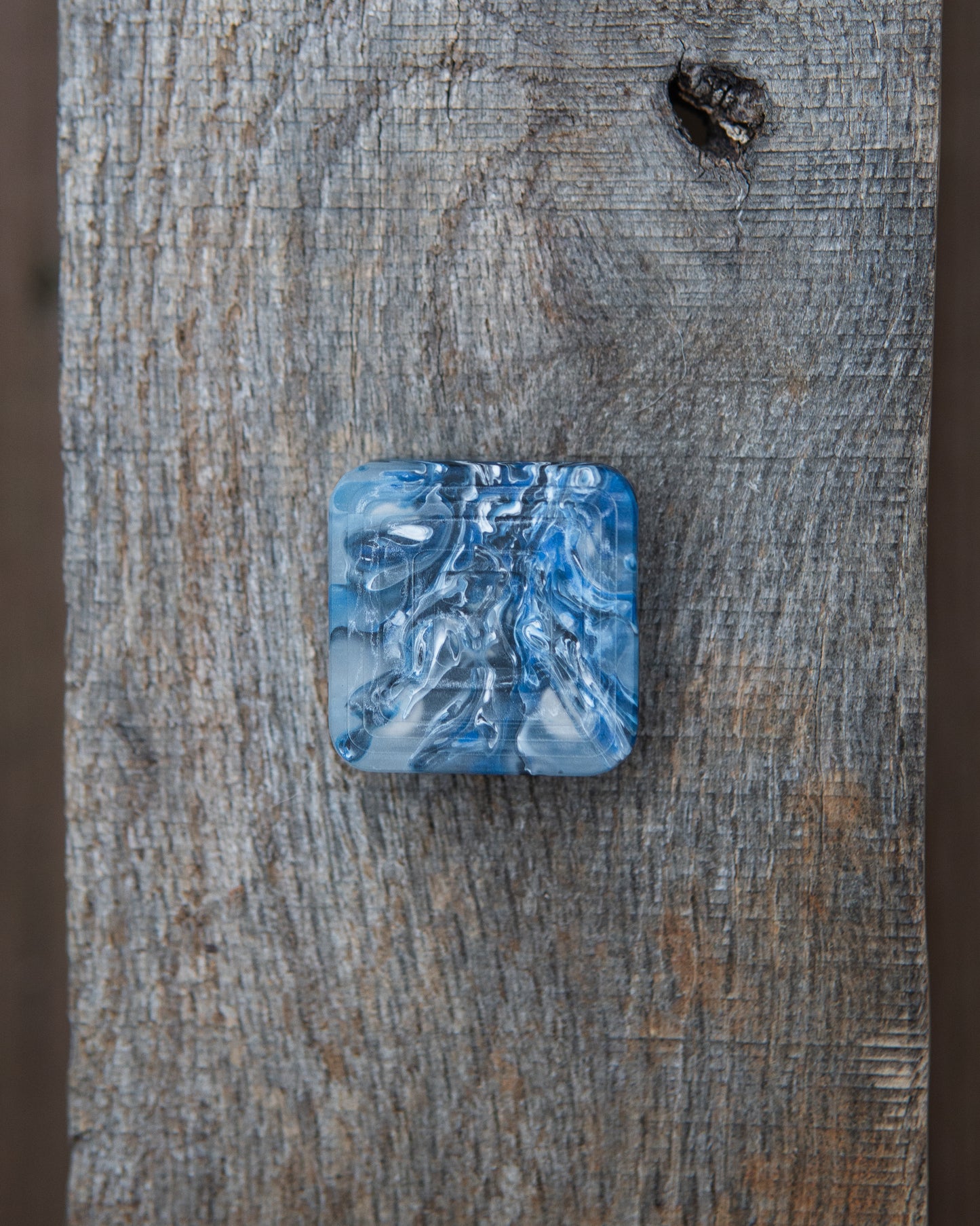 Mini Tile Fidget Slider - Maker's Choice, Blue Smoke #1