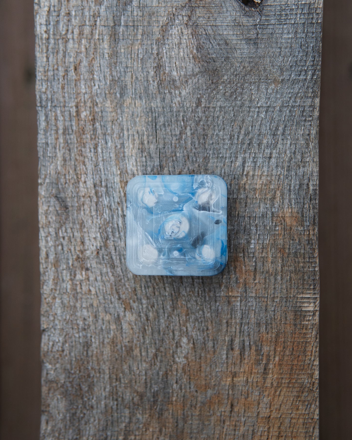 Mini Tile Fidget Slider - Maker's Choice, Blue Smoke #2