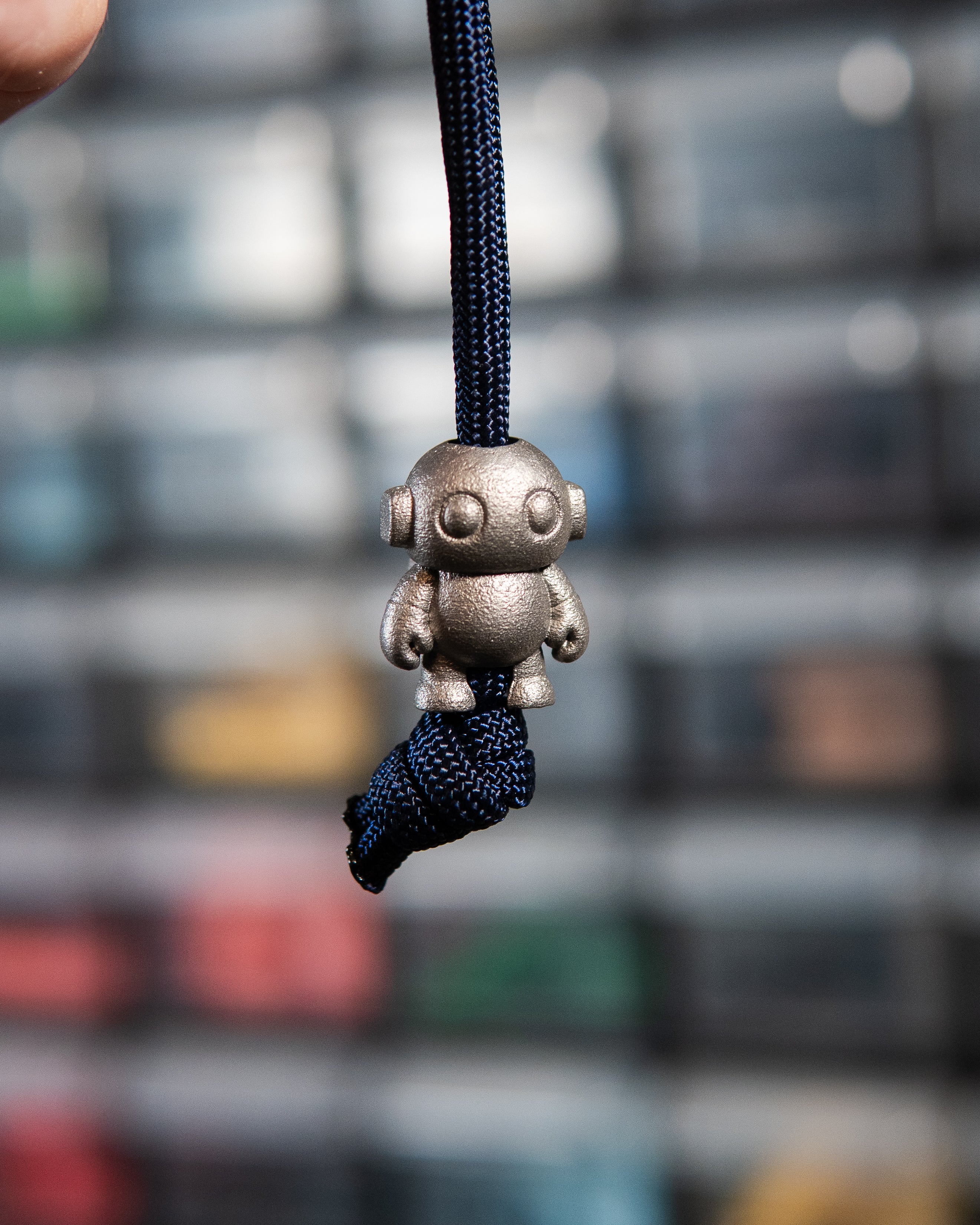 Gearling Lanyard Bead - Titanium