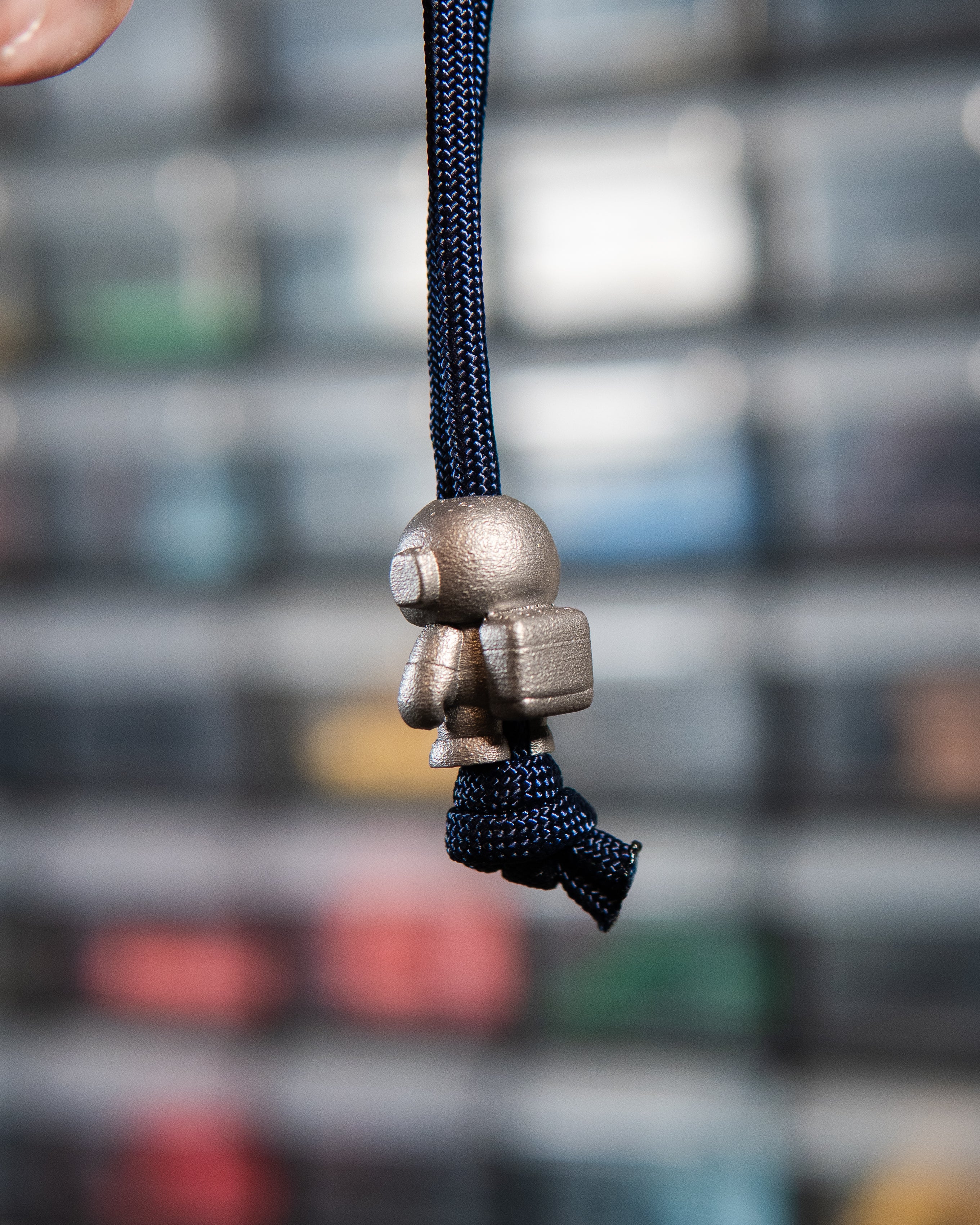Gearling Lanyard Bead - Titanium