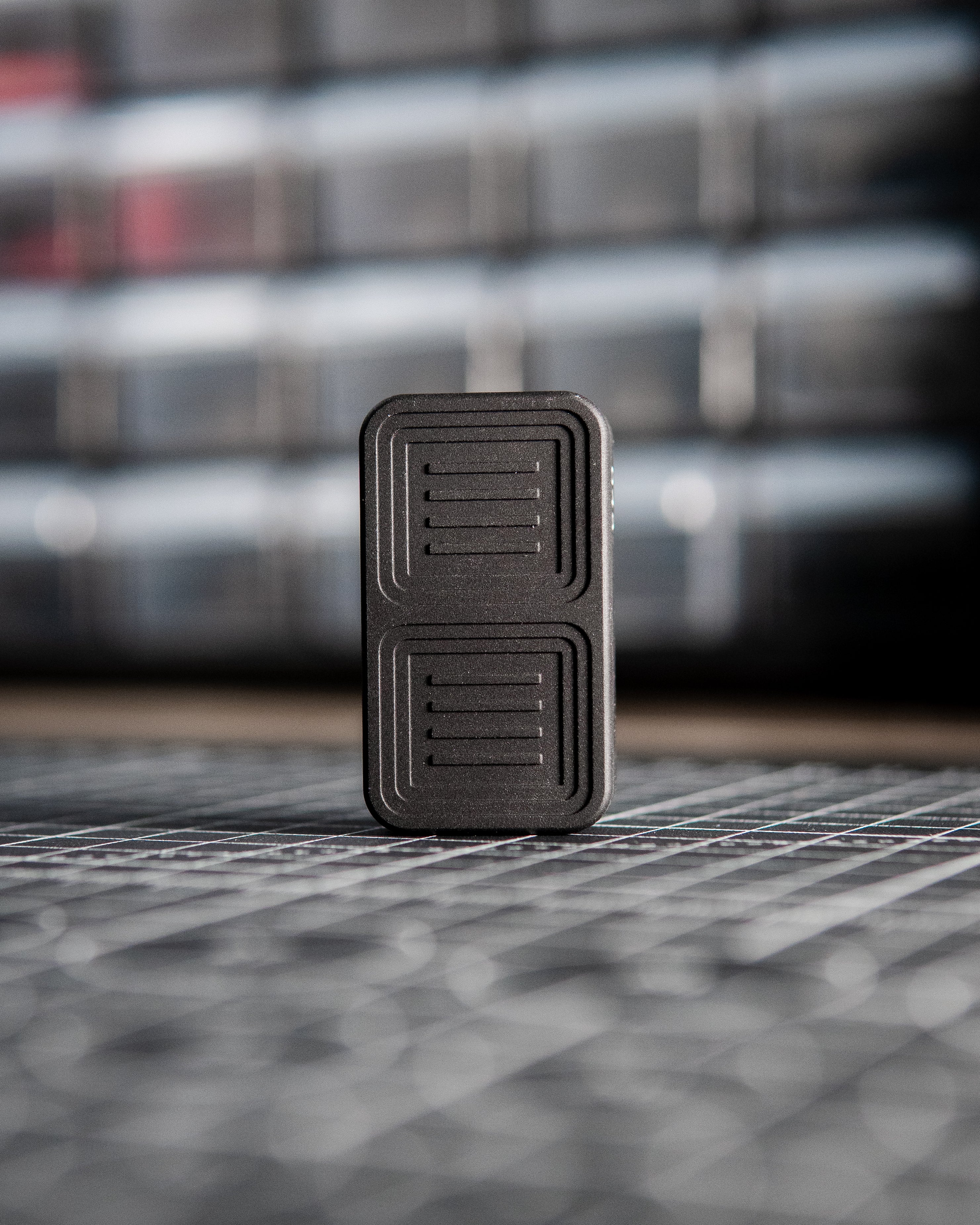 Delta Tile Fidget Slider - Maker's Choice, Aluminum Blackout Edition