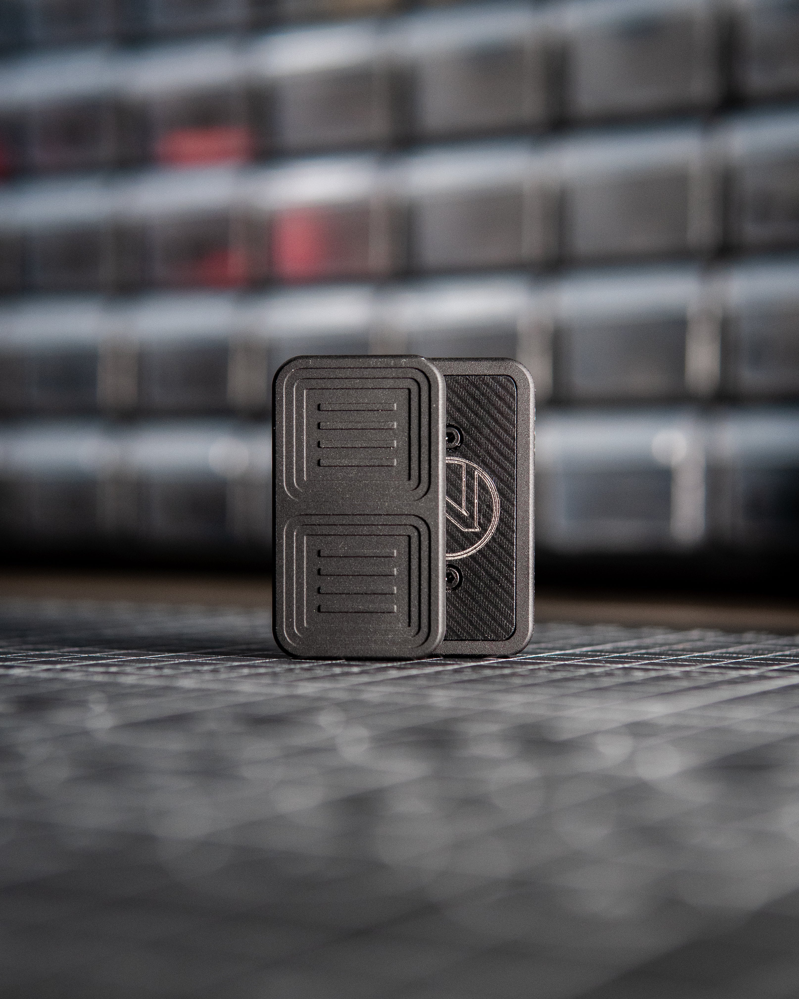 Delta Tile Fidget Slider - Maker's Choice, Aluminum Blackout Edition