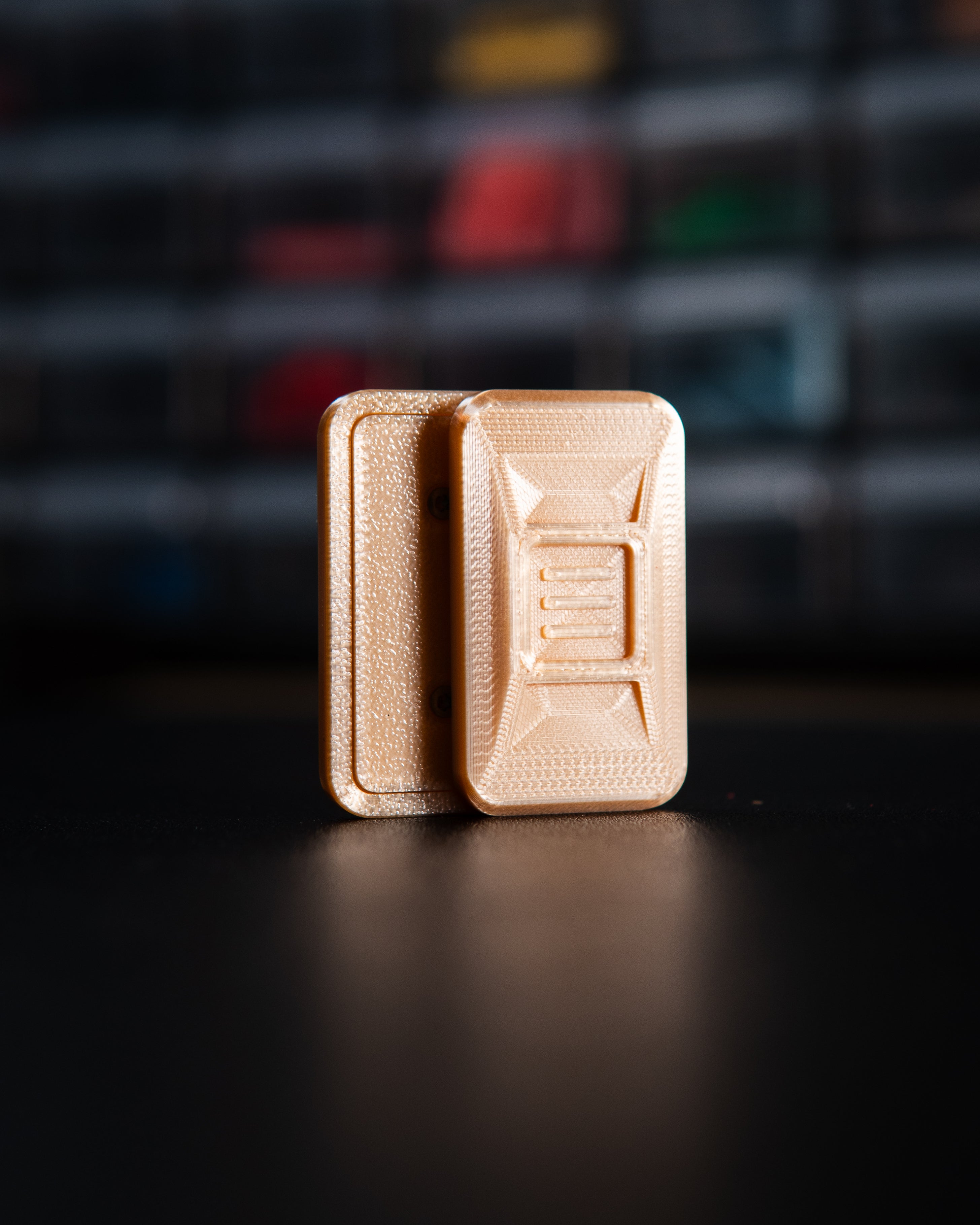 Delta Ergo Tile Fidget Slider - Champagne Silk Plastic