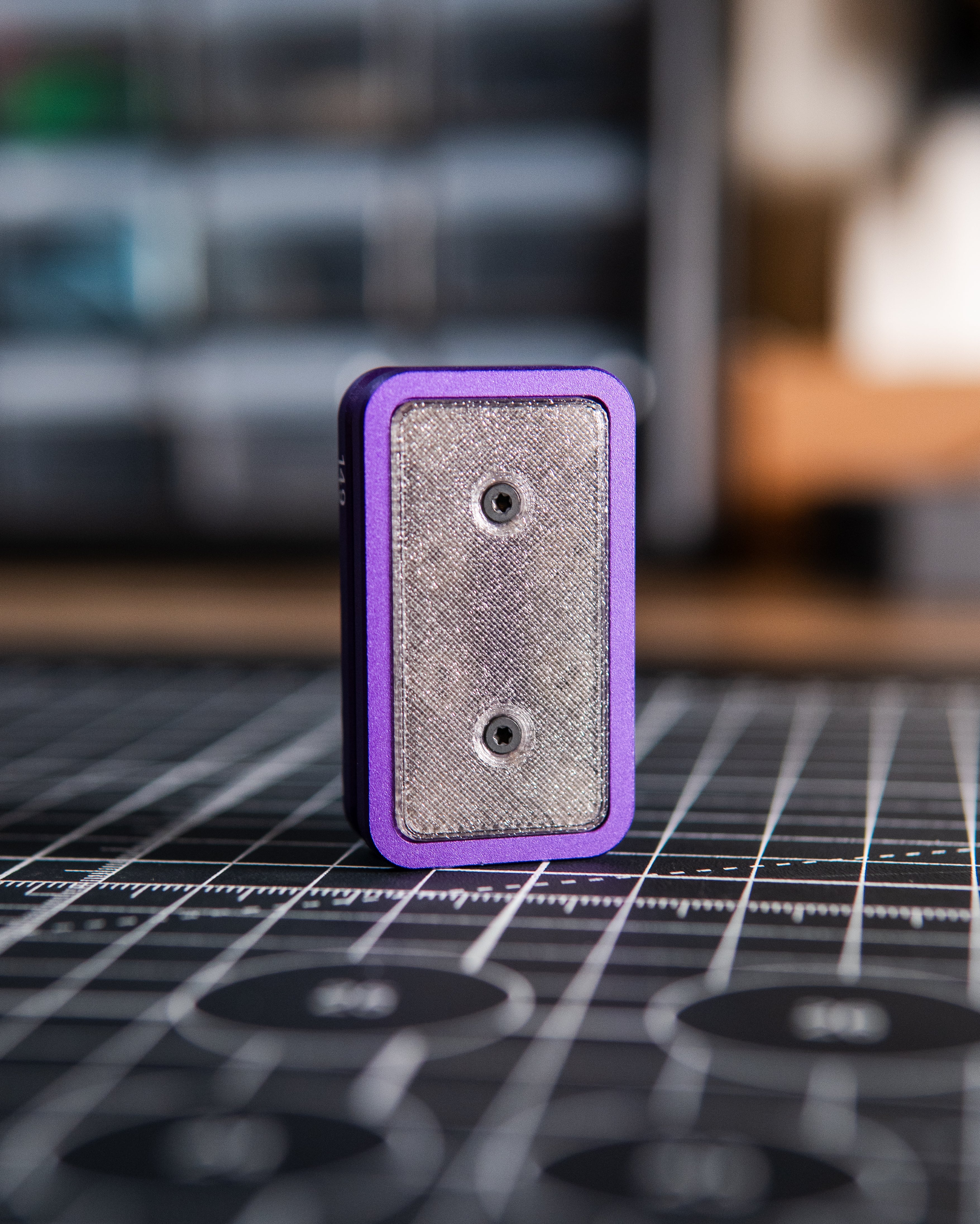 Delta Tile Fidget Slider - Maker's Choice, Deep Purple