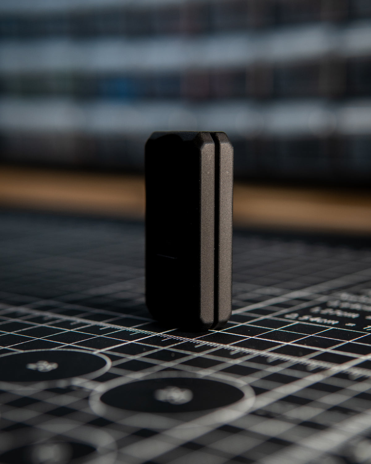 Echo Appa Tile Fidget Slider - Aluminum, Beadblast Black