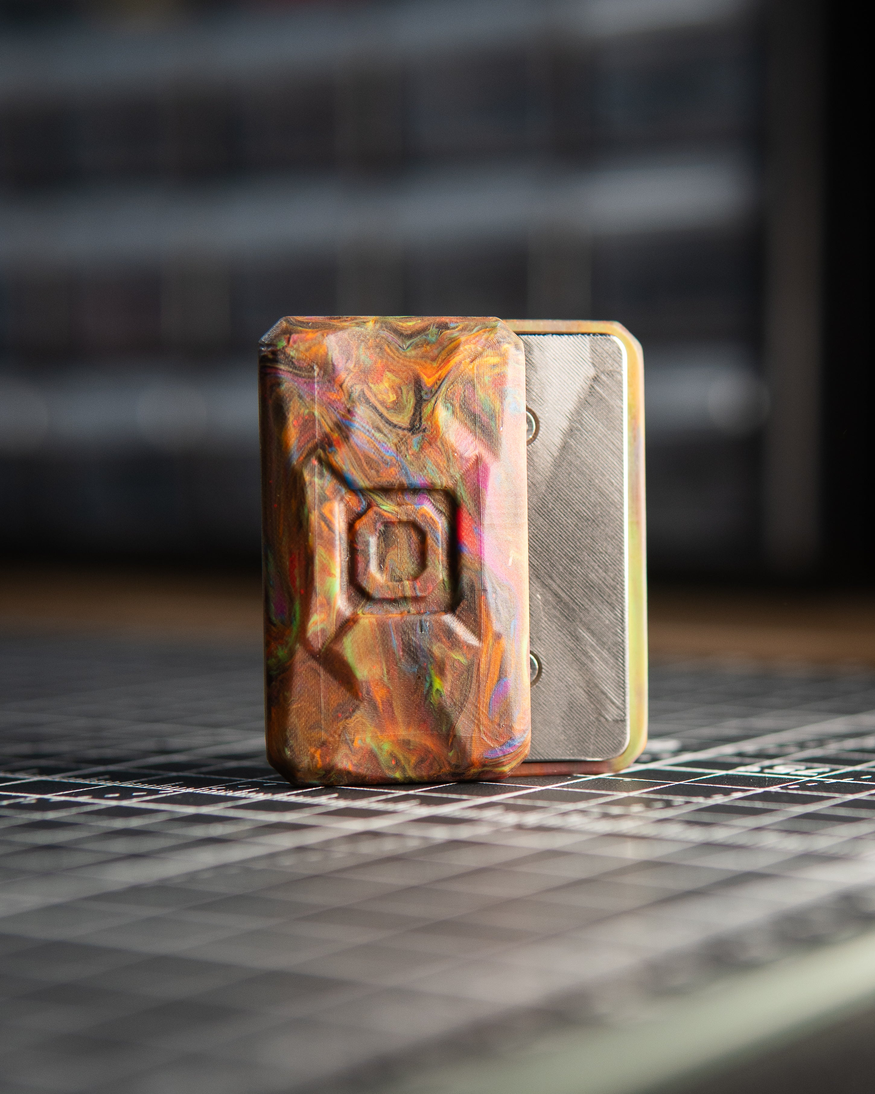 Echo Appa Pro Tile Fidget Slider - Maker's Choice, Dank Blank Resin Multi-Color
