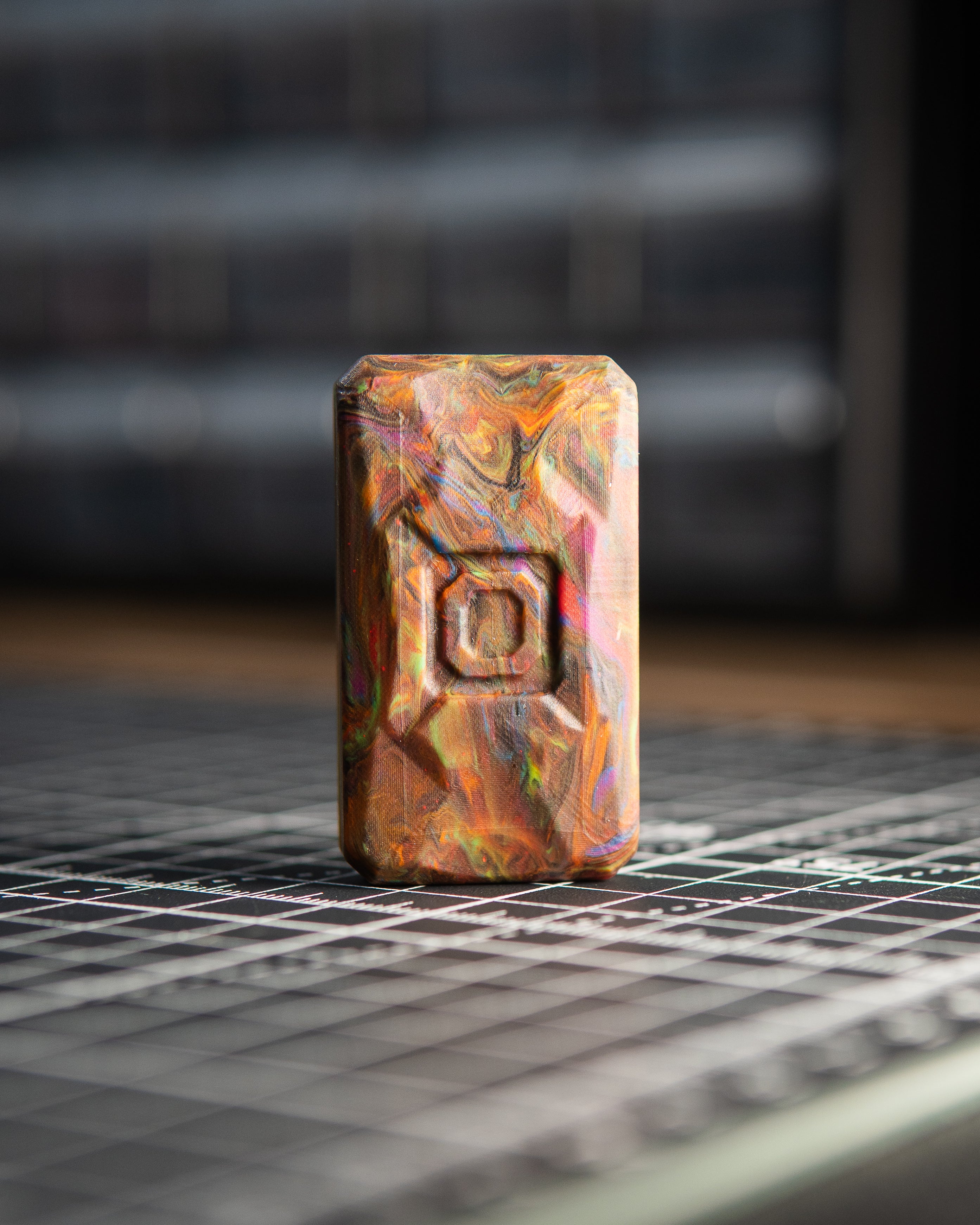 Echo Appa Pro Tile Fidget Slider - Maker's Choice, Dank Blank Resin Multi-Color
