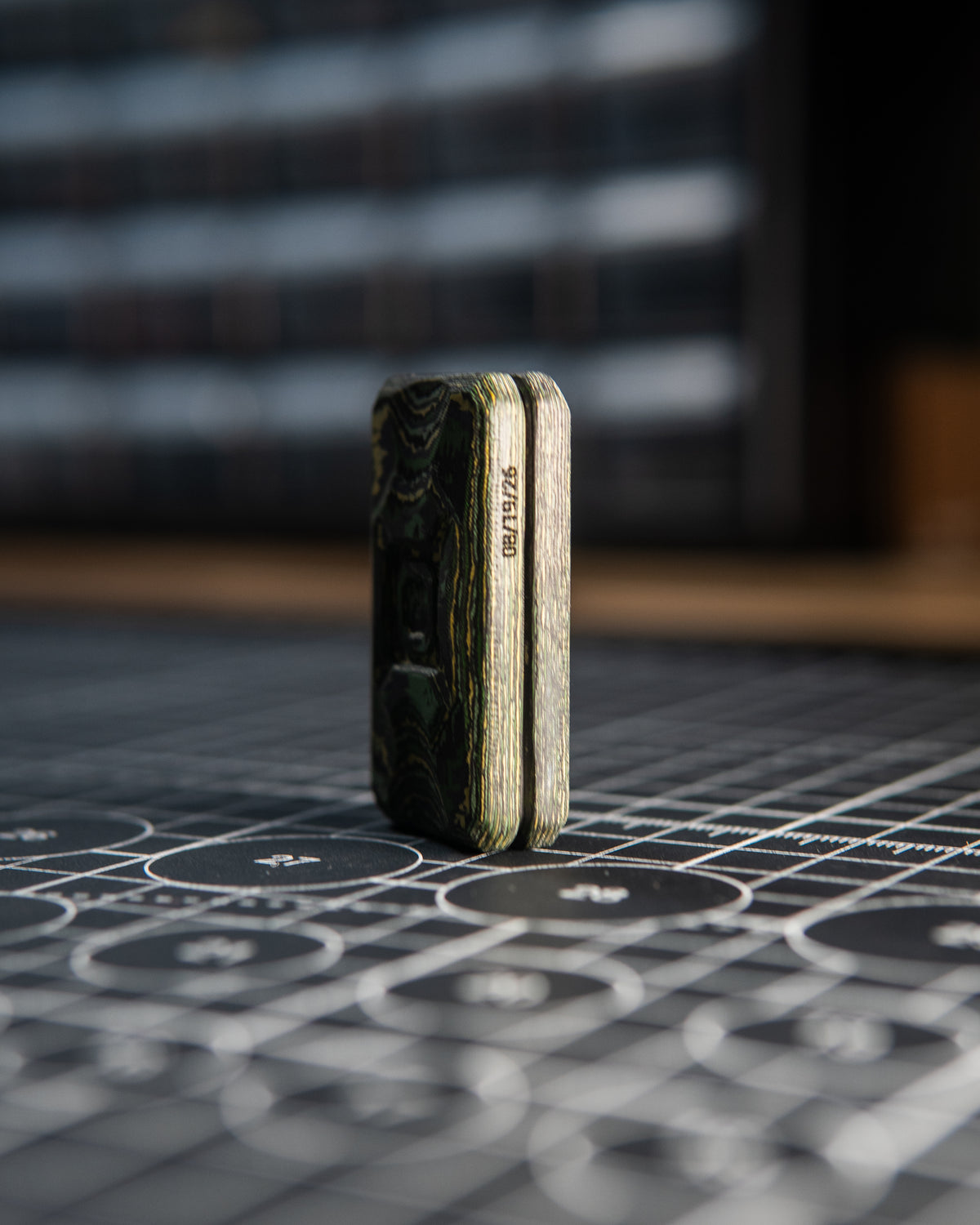 Echo Appa Pro Tile Fidget Slider - Toxic Storm Carbon Fiber