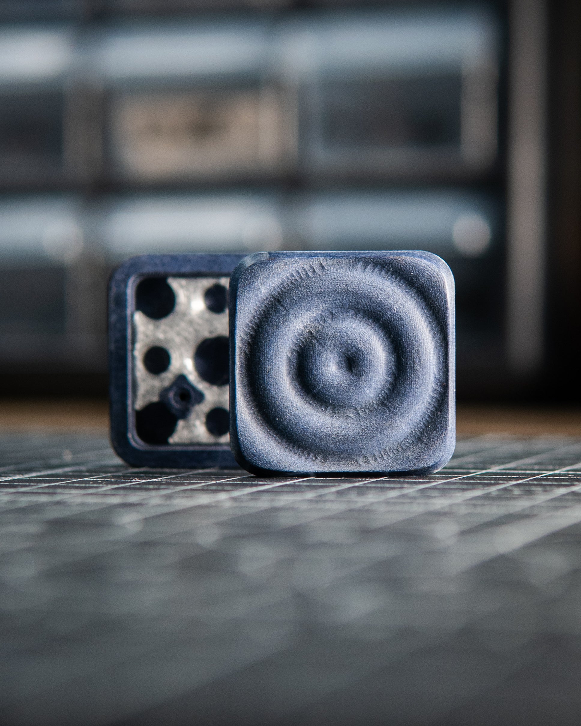 Mini V2 Tile Fidget Slider, Ripple - Richlite