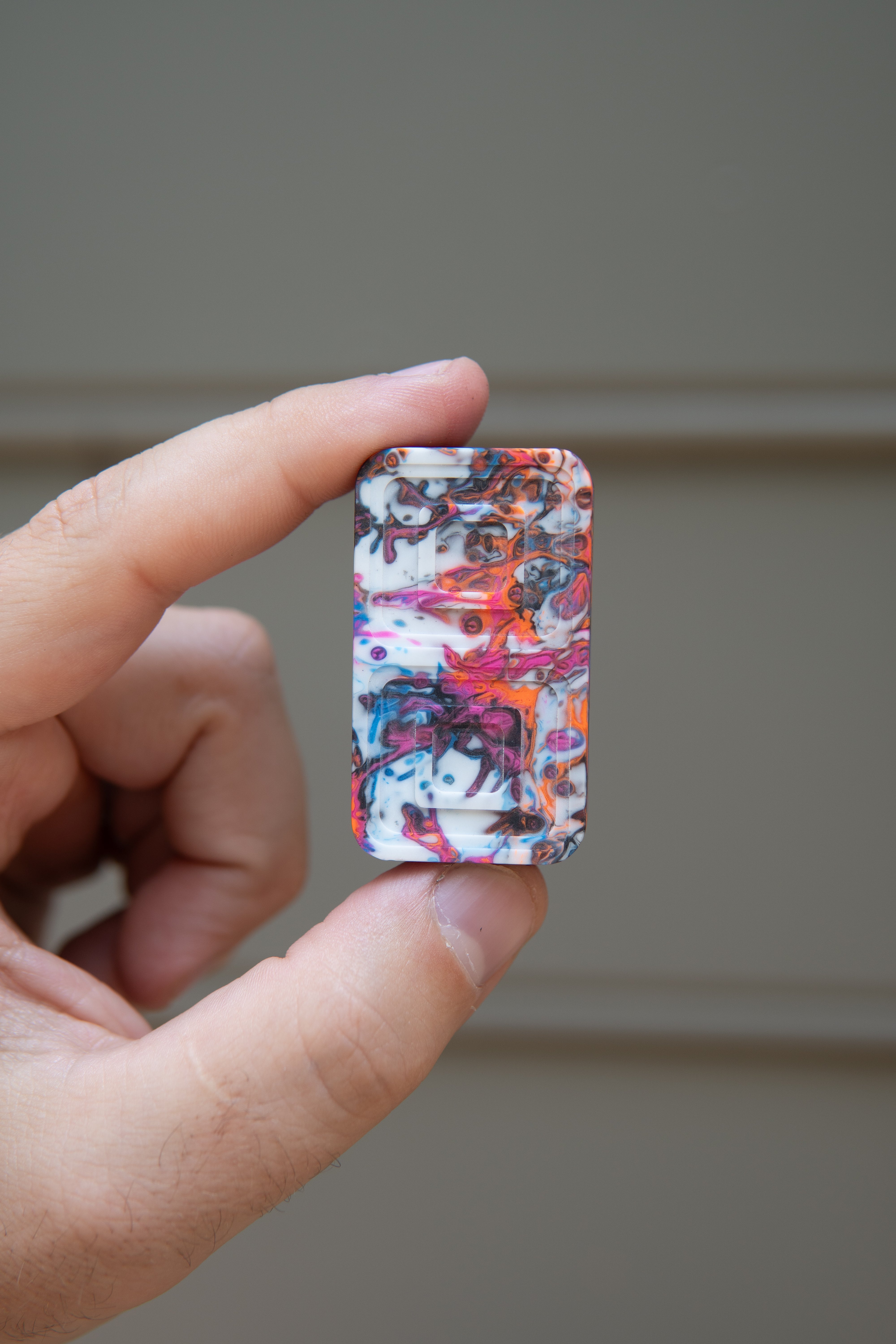 Echo Tile Fidget Slider - Maker's Choice, Guitar Top Resin #2