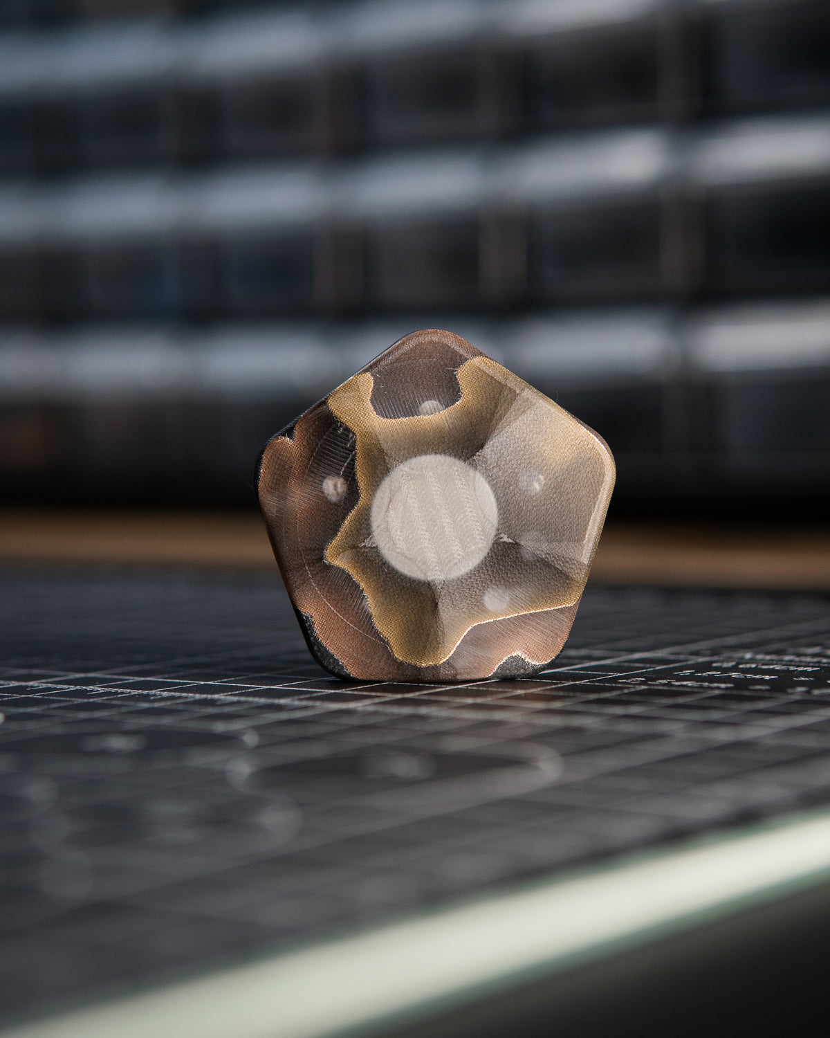 The ISO - Silent Magnetic Haptic Coin (Raffir Noble Moon Brass & Copper Composite)