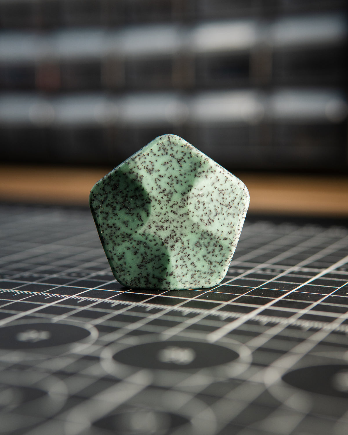 The ISO - Silent Magnetic Haptic Coin (Grip-Tec GripX, Seafoam)