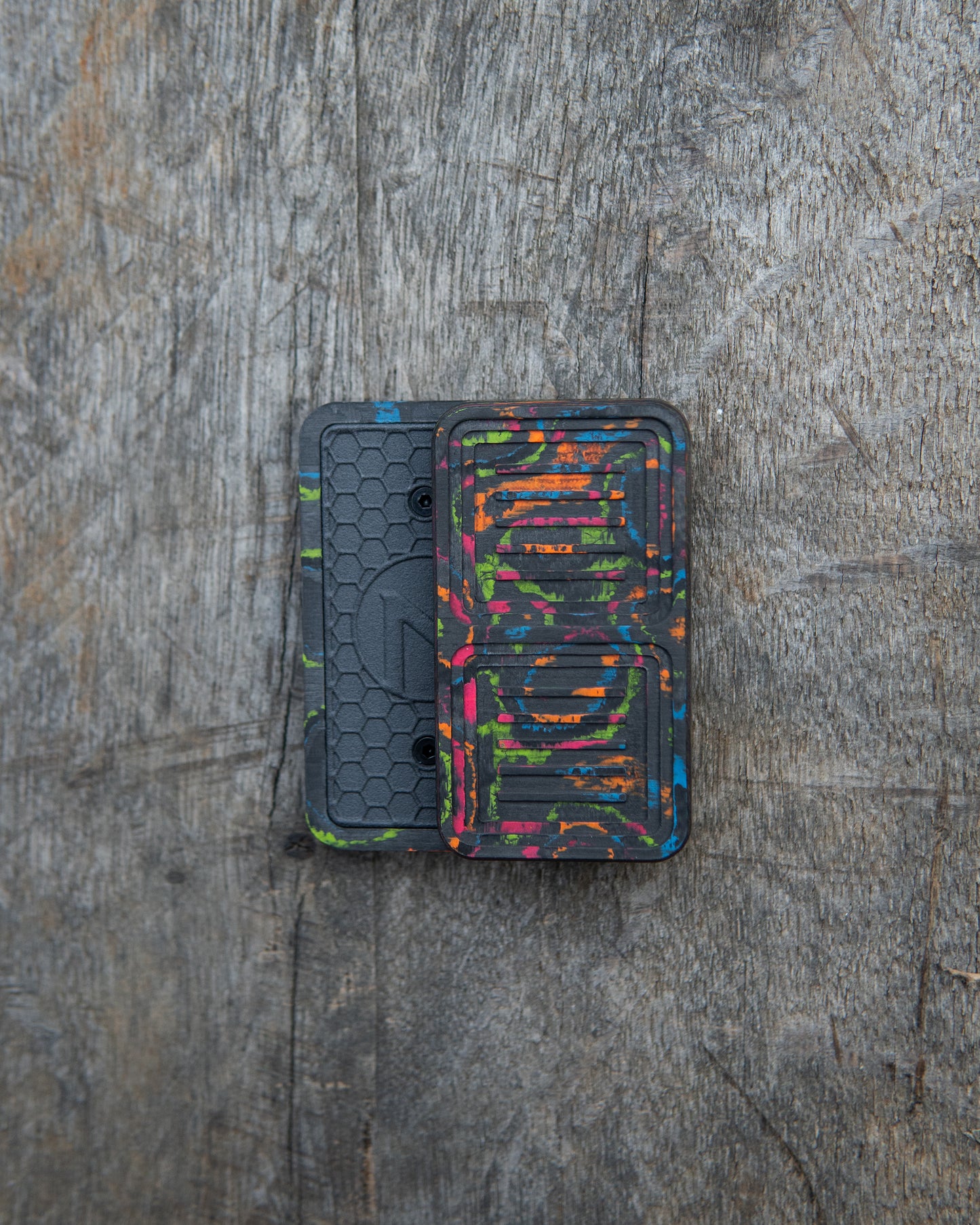 Tile Fidget Slider - Maker's Choice, 80's Camo Carbon
