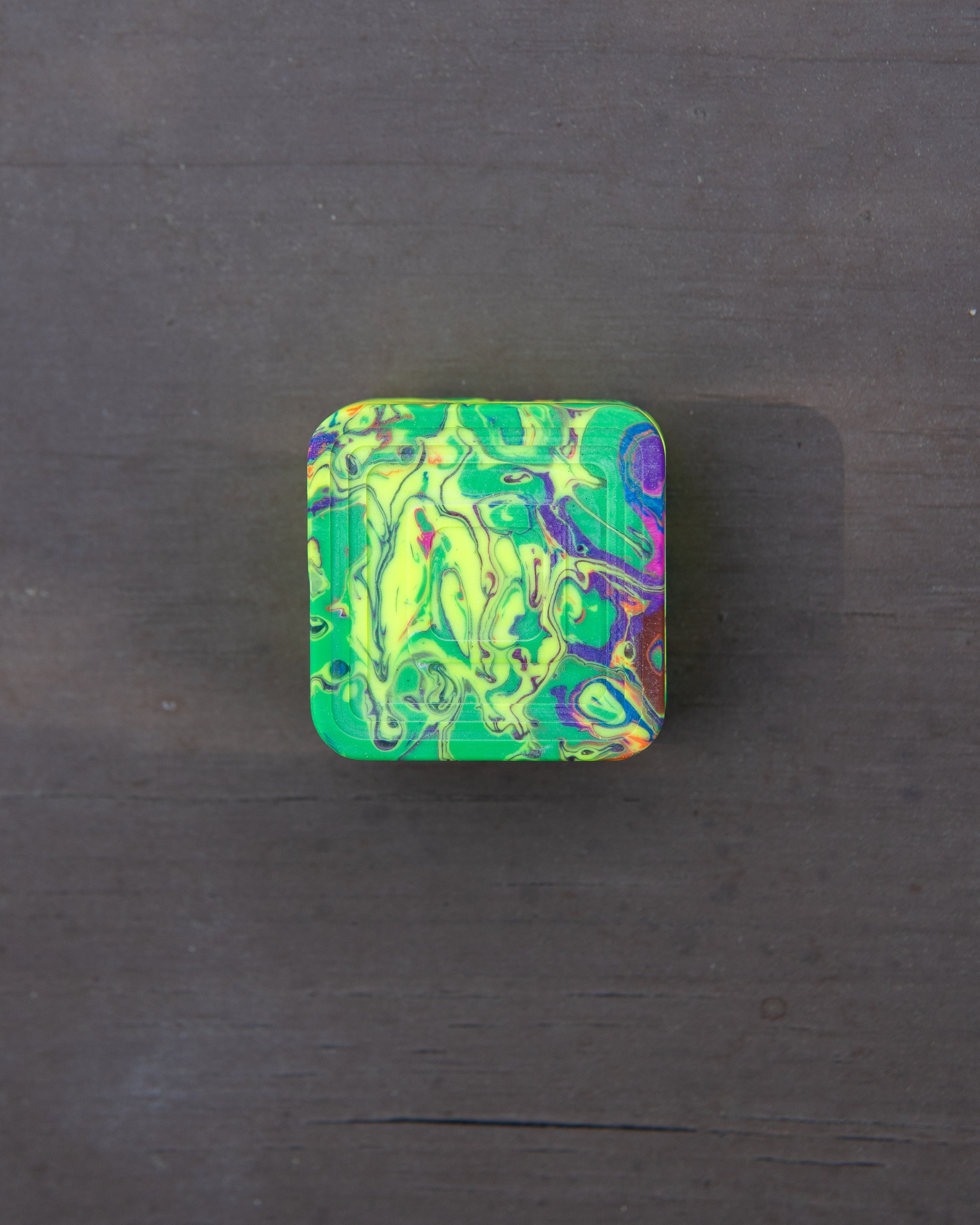 Mini Tile Fidget Slider - Maker's Choice, Retrovertigo Resin #1