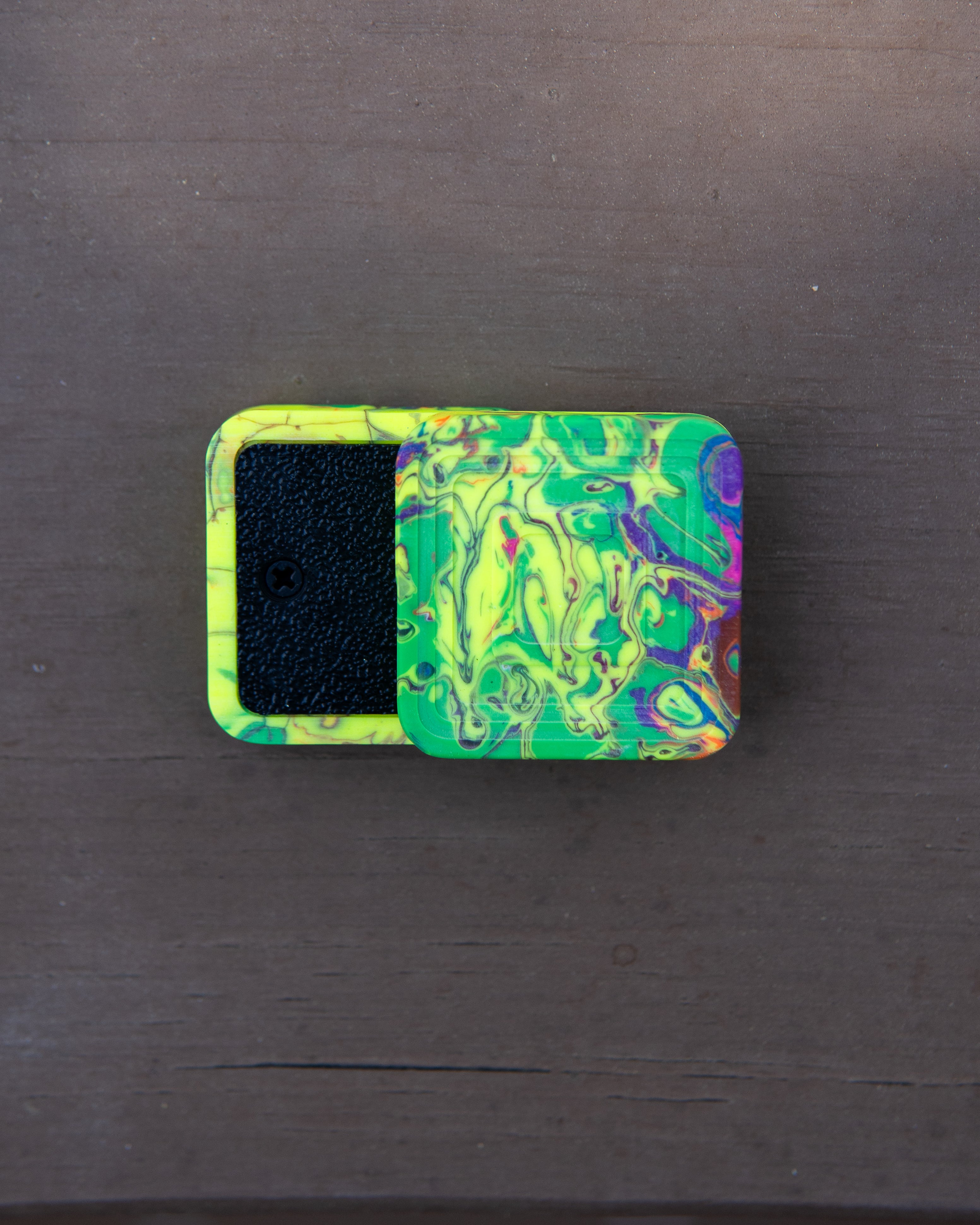 Mini Tile Fidget Slider - Maker's Choice, Retrovertigo Resin #1