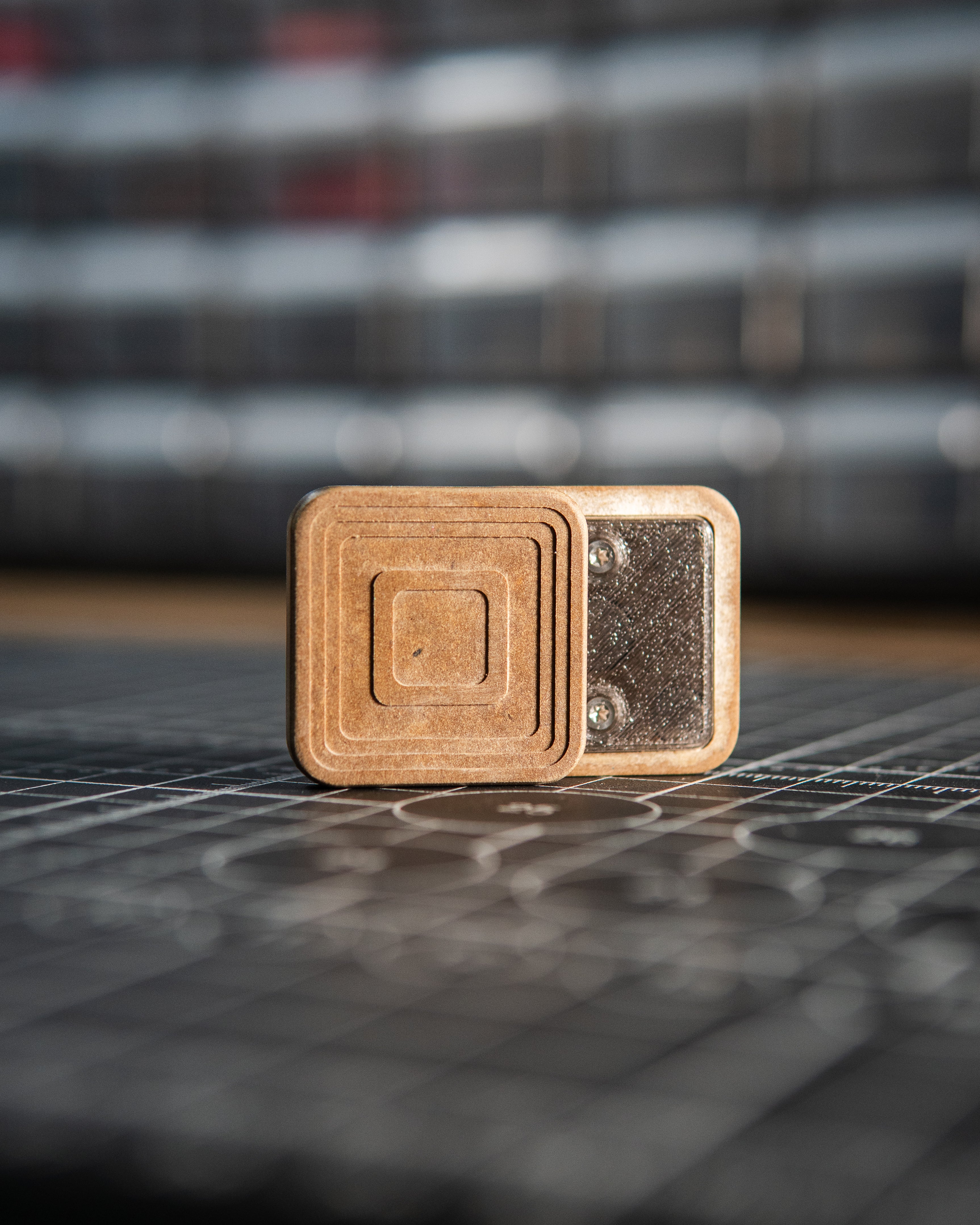 Mini Tile Fidget Slider - Maker's Choice, Brown's Point Richlite