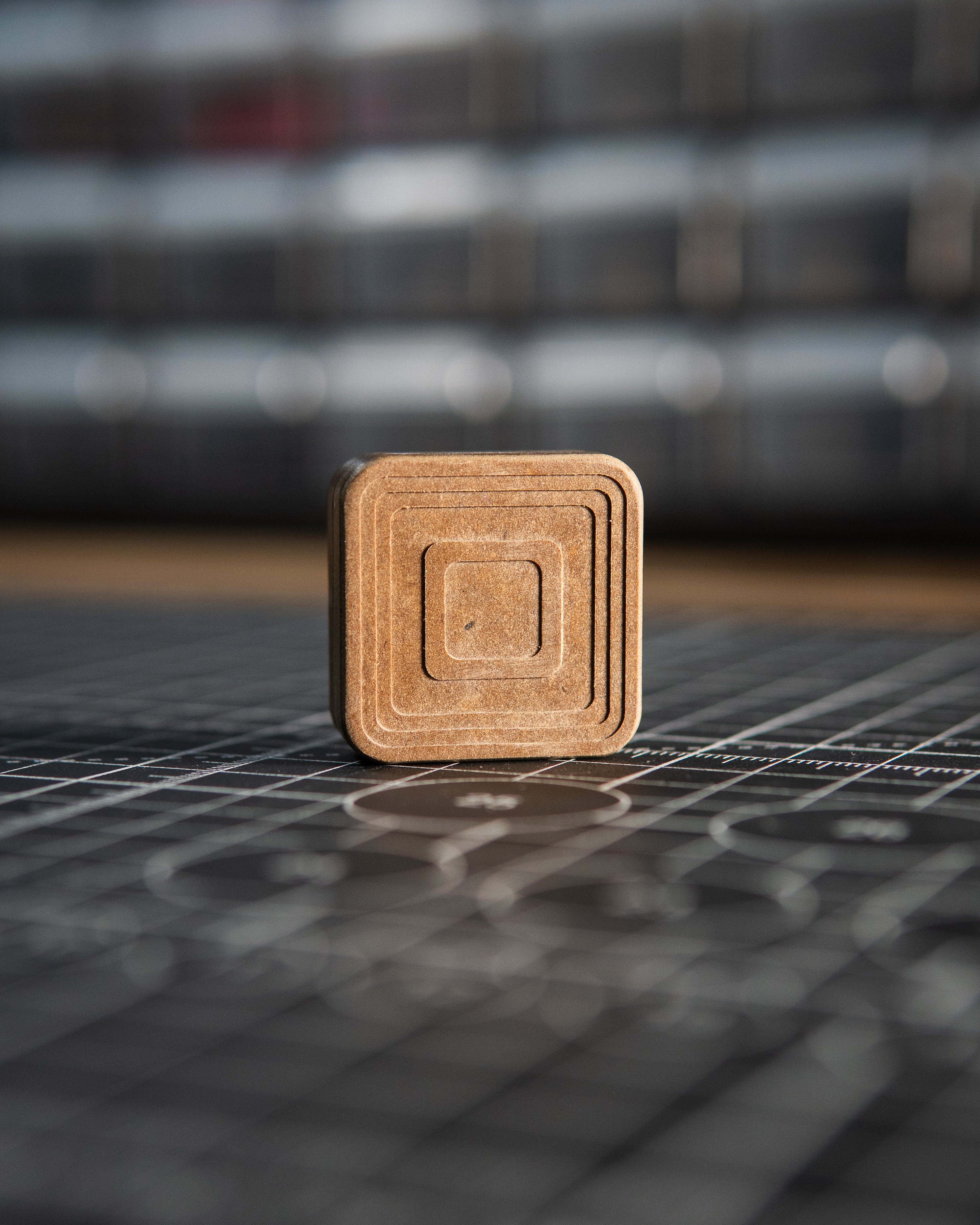 Mini Tile Fidget Slider - Maker's Choice, Brown's Point Richlite