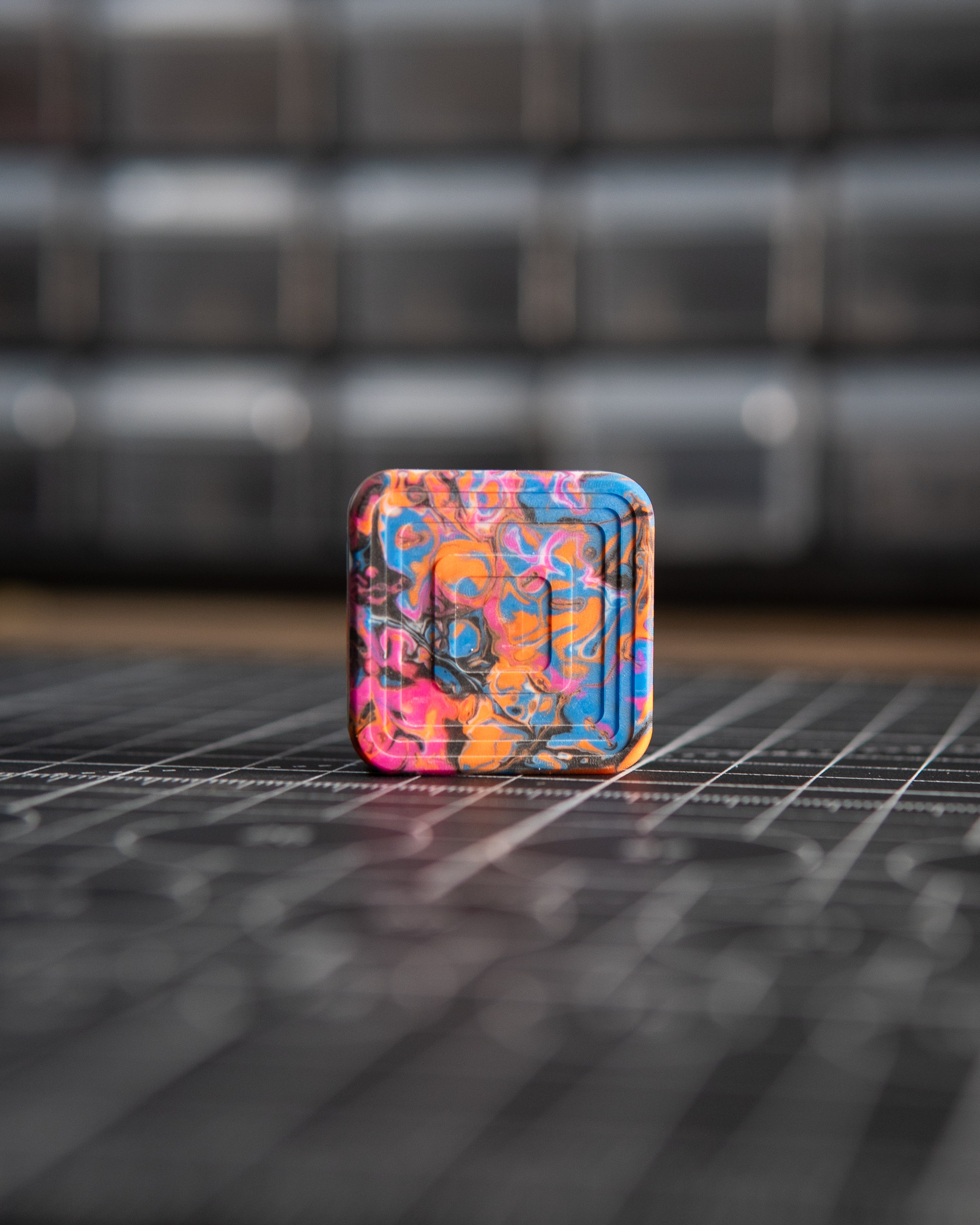 Mini Tile Fidget Slider - Maker's Choice, Guitar Slab Resin