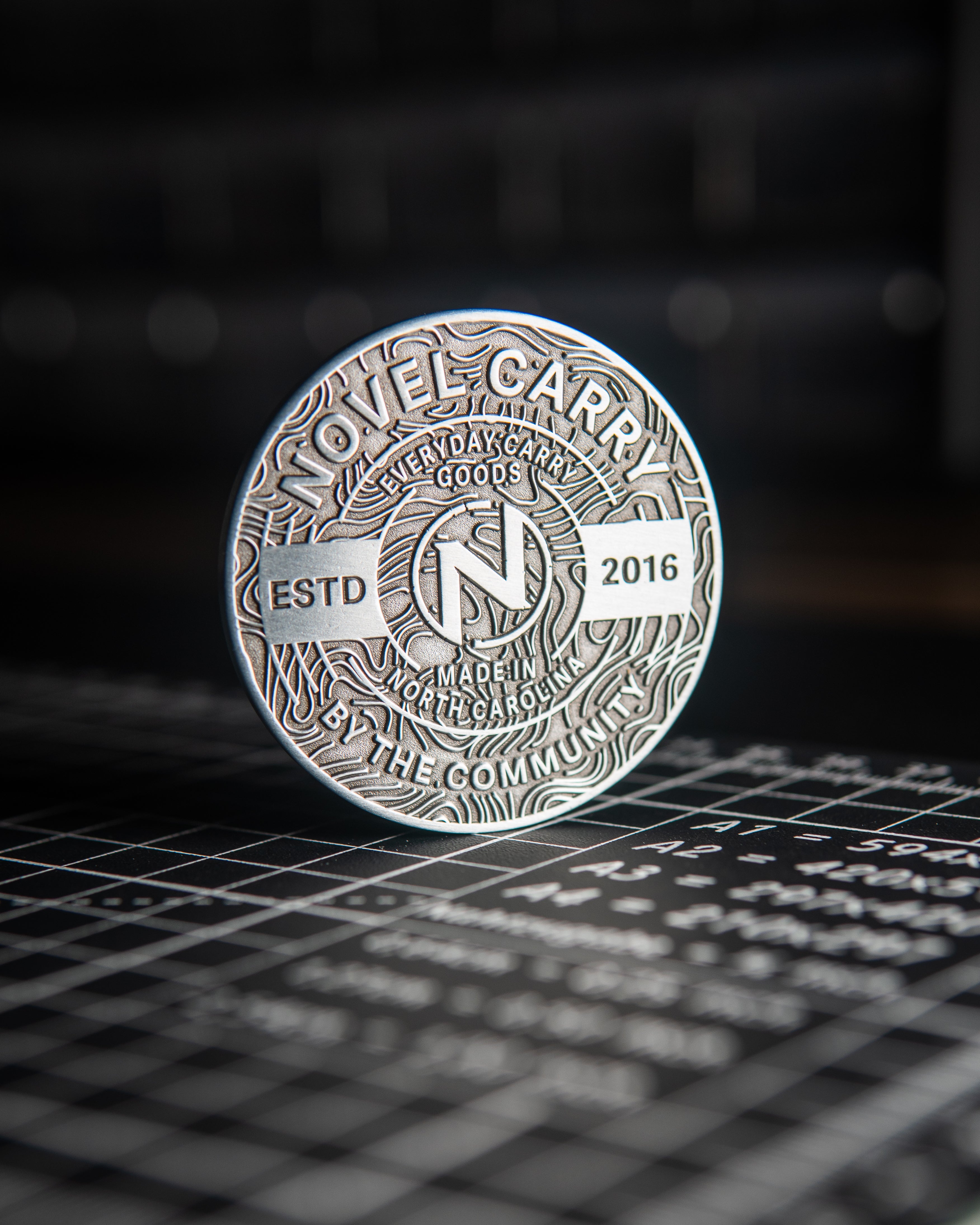 Novel Carry Community Challenge Coin