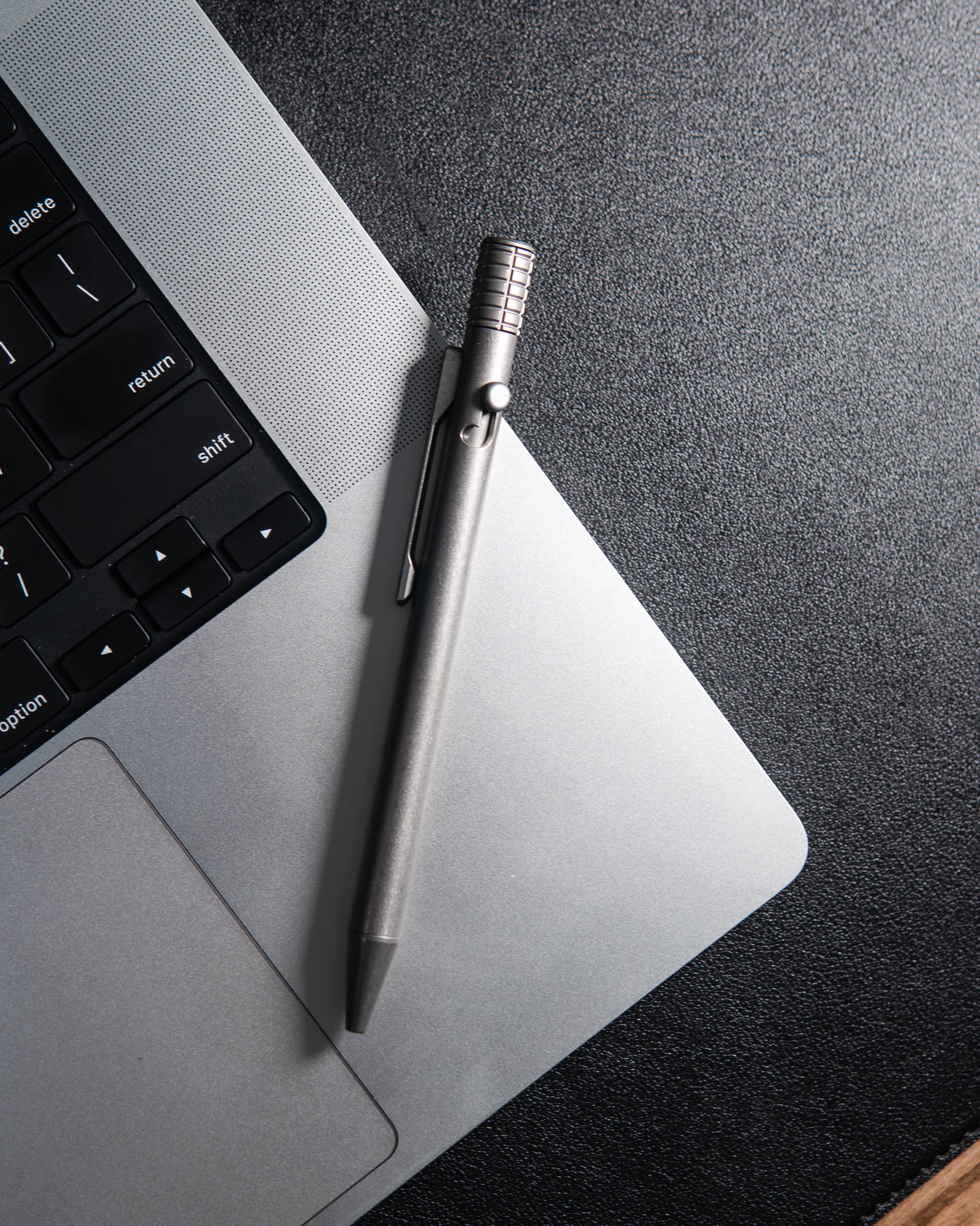 The Axial - Titanium Bolt-Action Fidget Pen