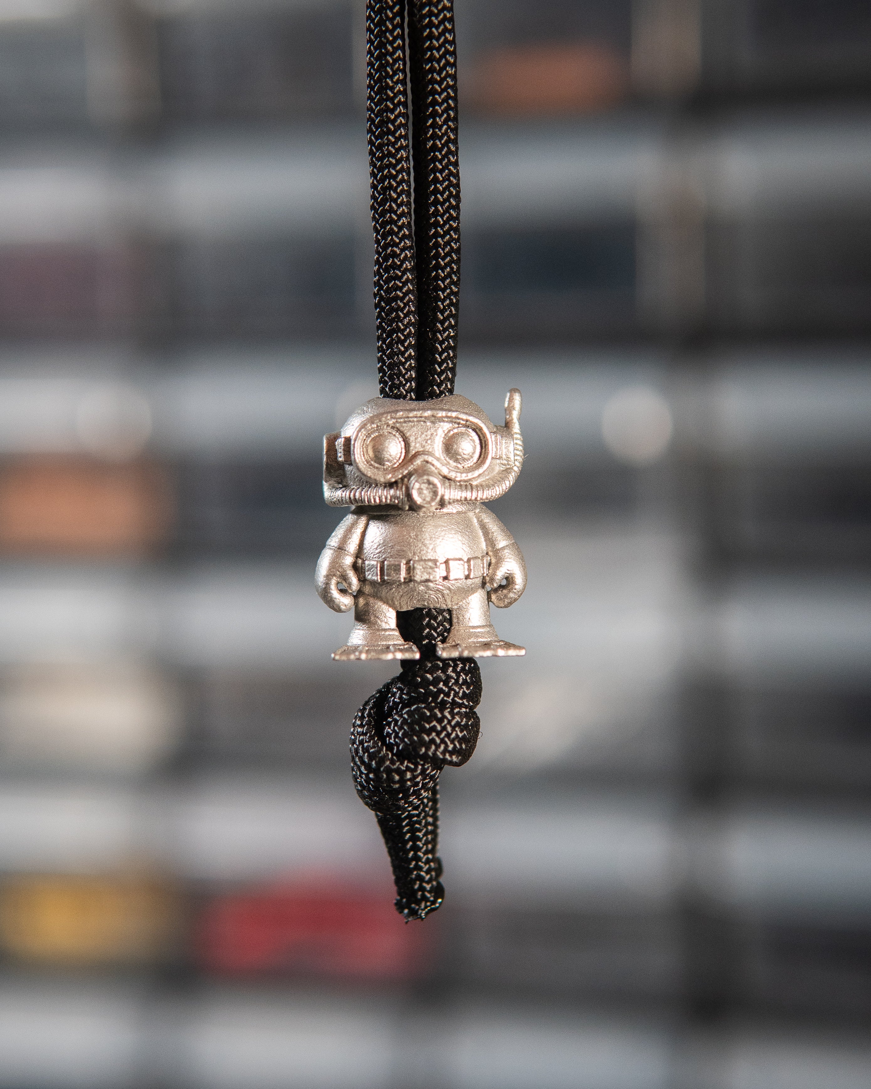 Scuba Steve Gearling Lanyard Bead - Titanium