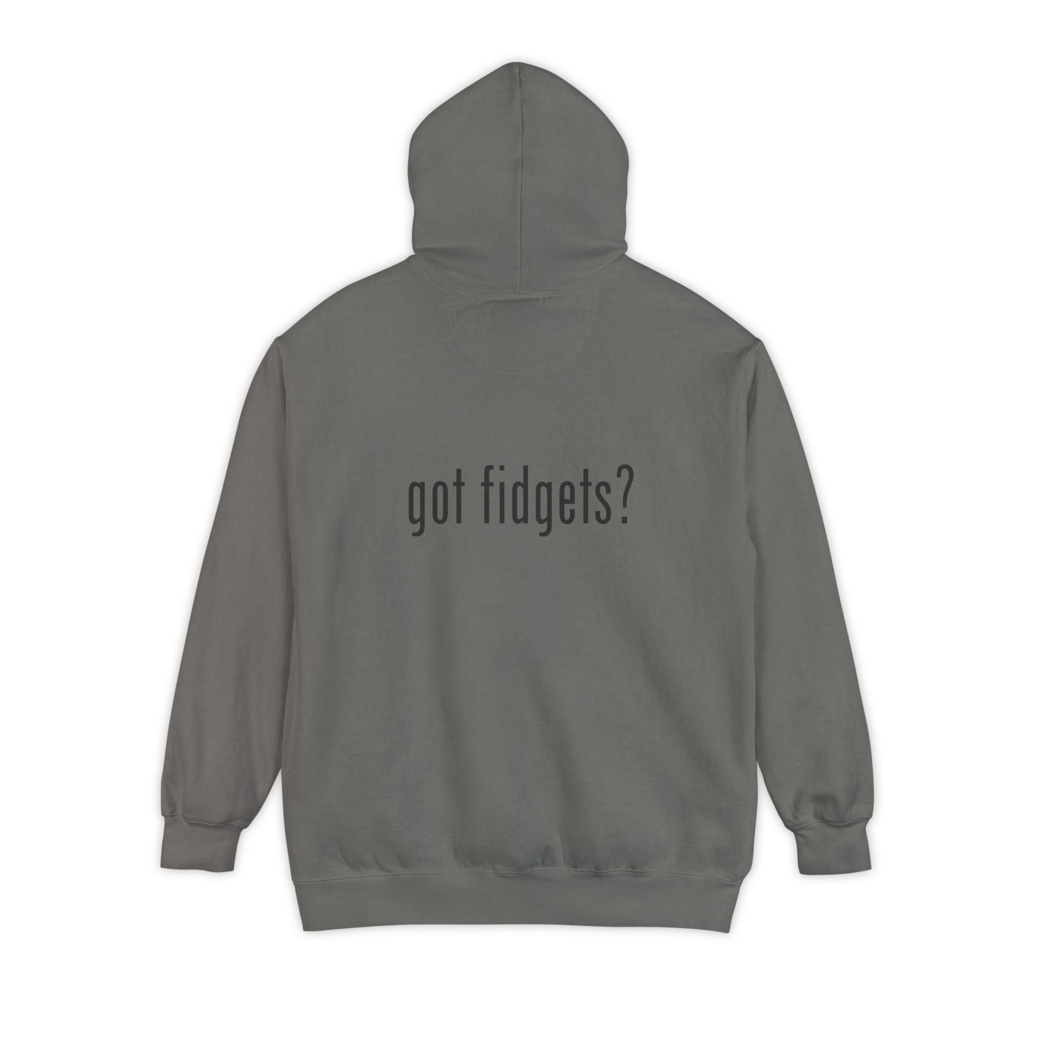“got fidgets?” Minimalist Hoodie