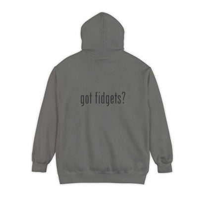 “got fidgets?” Minimalist Hoodie
