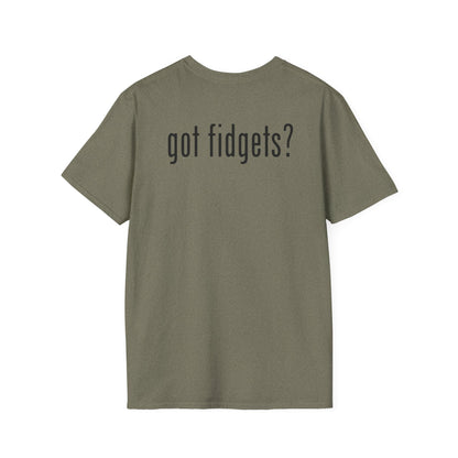 “got fidgets?” Minimalist Tee