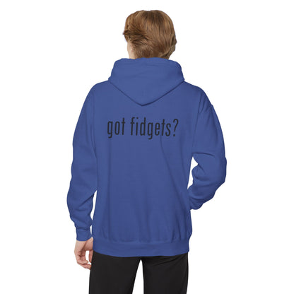 “got fidgets?” Minimalist Hoodie
