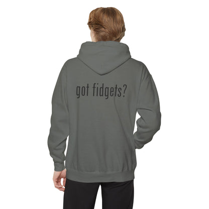 “got fidgets?” Minimalist Hoodie