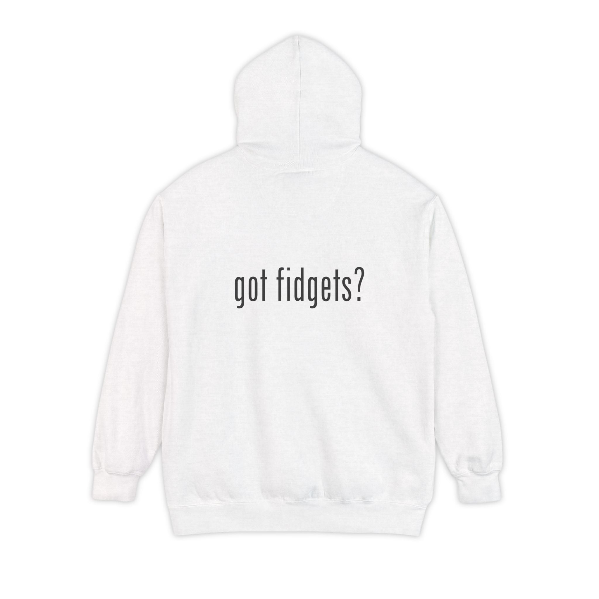“got fidgets?” Minimalist Hoodie