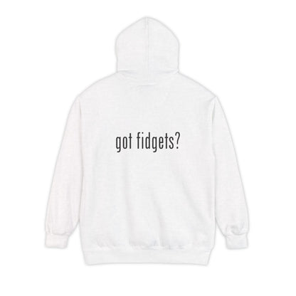 “got fidgets?” Minimalist Hoodie