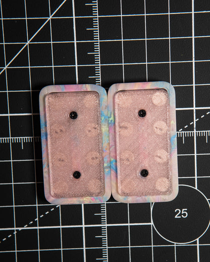Echo Tile Fidget Slider - Maker's Choice, Dank Blanks Light Multi-Color [BLEM]