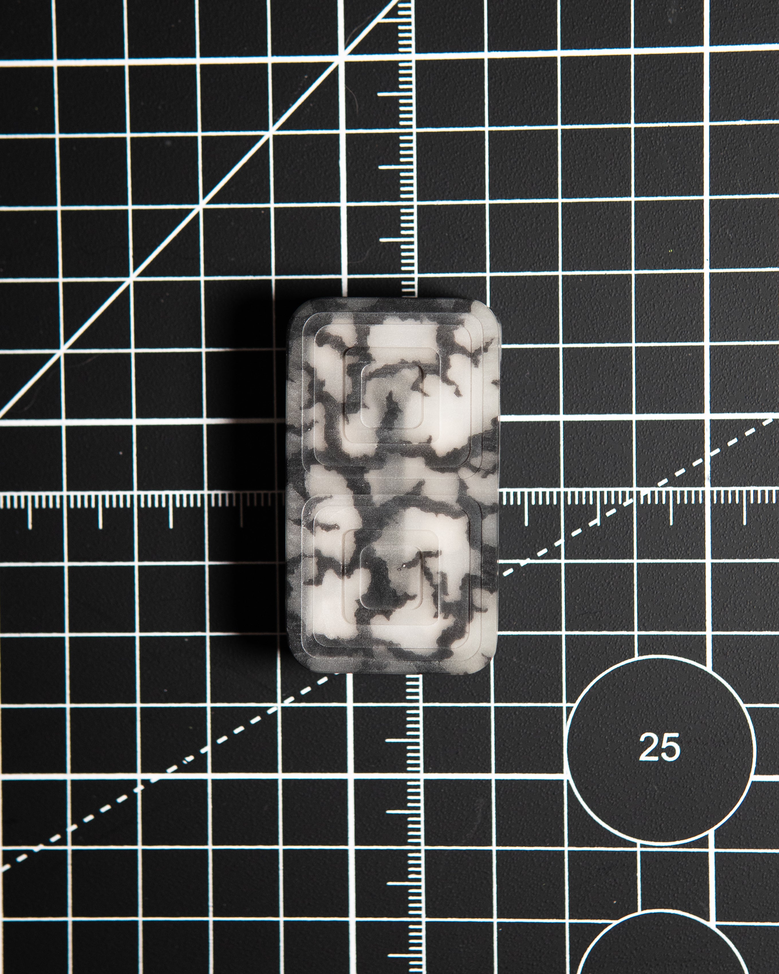 Echo Tile Fidget Slider - Maker's Choice, Kaotic Glow Crack