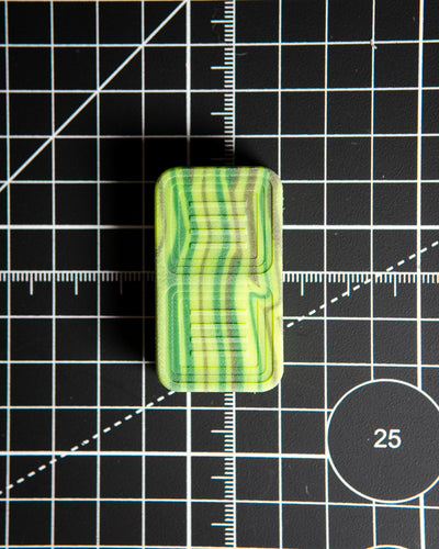 Delta Tile Fidget Slider - Maker's Choice, Toxic Jungle G10