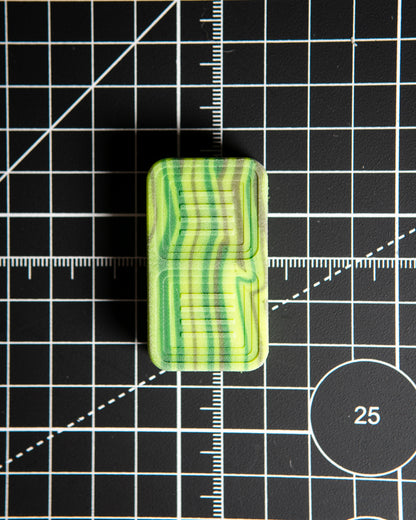 Delta Tile Fidget Slider - Maker's Choice, Toxic Jungle G10