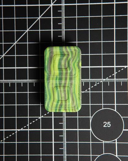 Echo Tile Fidget Slider - Maker's Choice, Toxic Jungle G10
