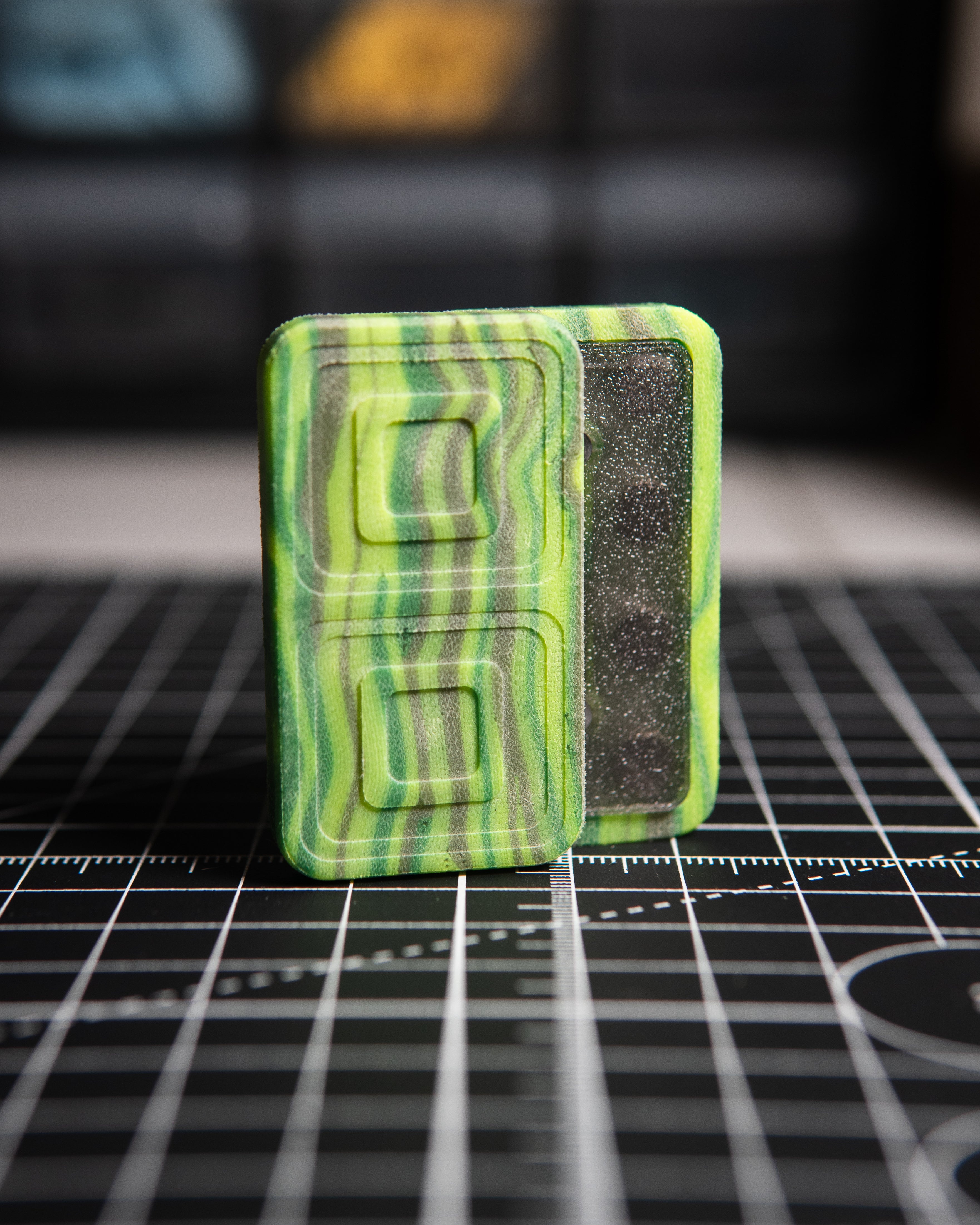 Echo Tile Fidget Slider - Maker's Choice, Toxic Jungle G10