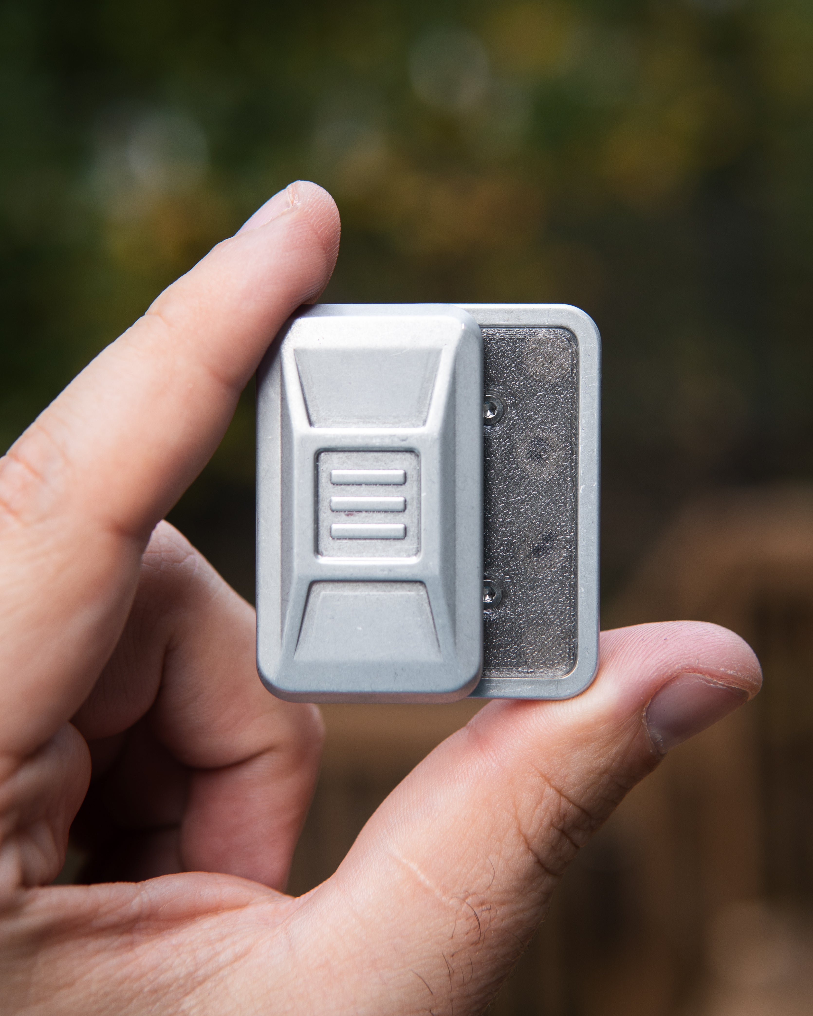 Delta Ergo Tile Fidget Slider - Aluminum