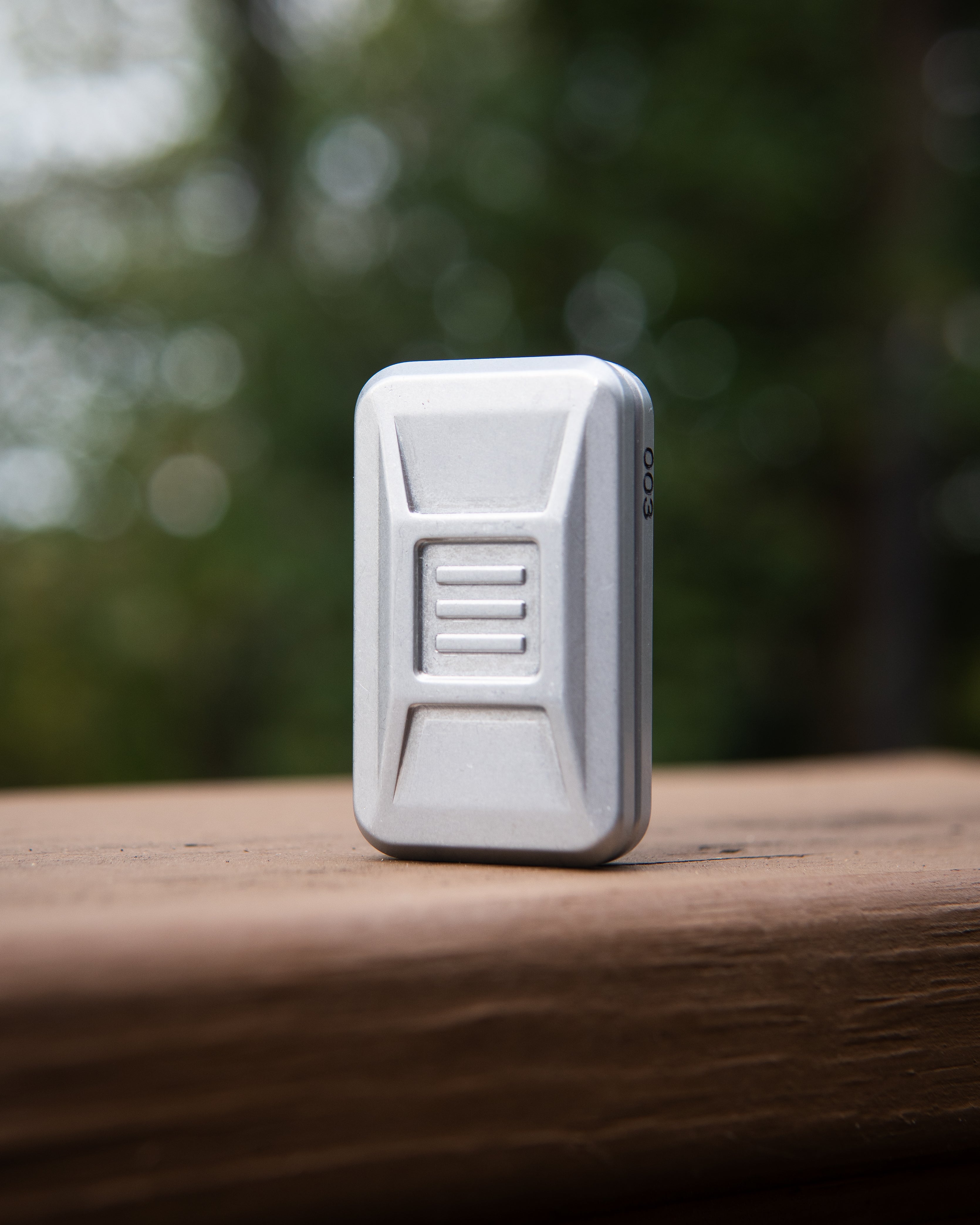 Delta Ergo Tile Fidget Slider - Aluminum